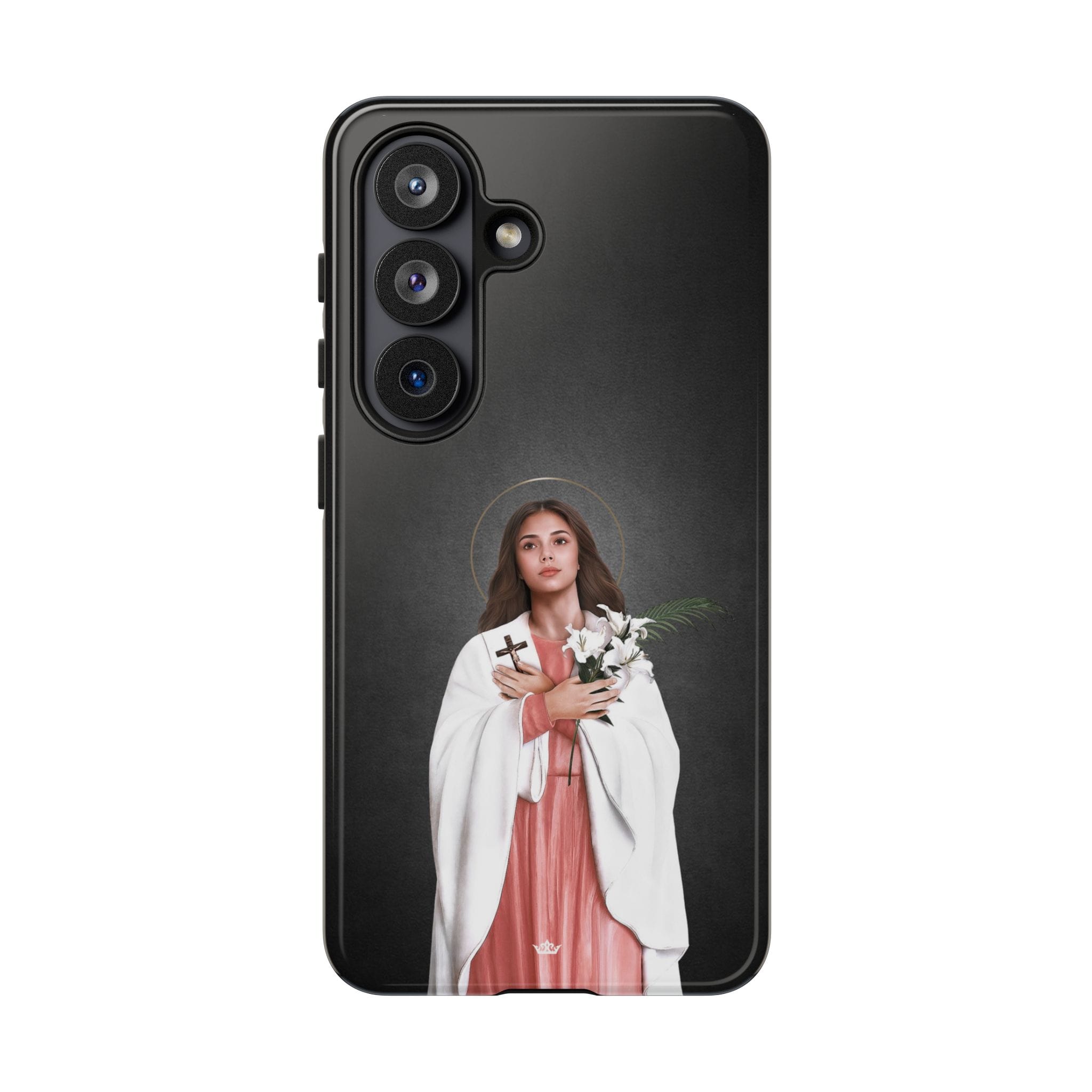St. Maria Goretti Hard Phone Case (Dark) Copyright VENXARA