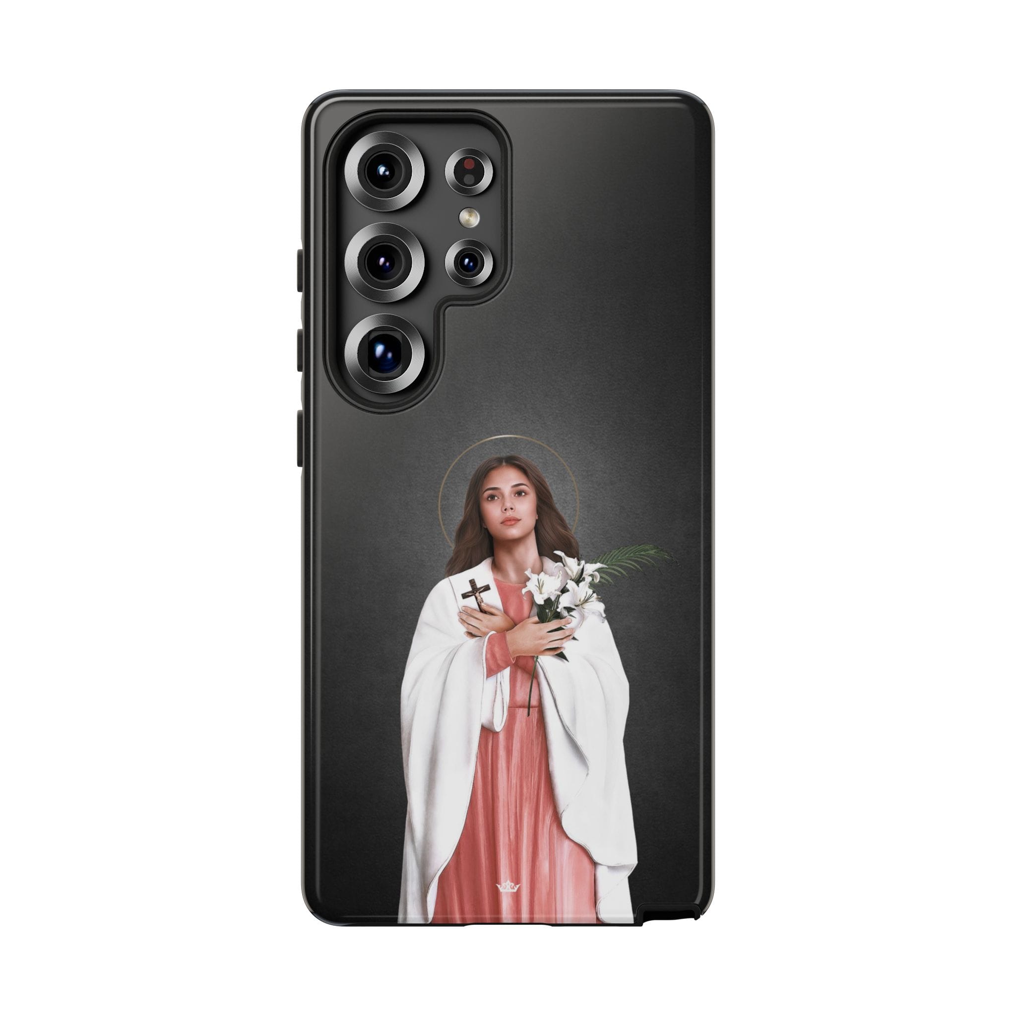 St. Maria Goretti Hard Phone Case (Dark) Copyright VENXARA
