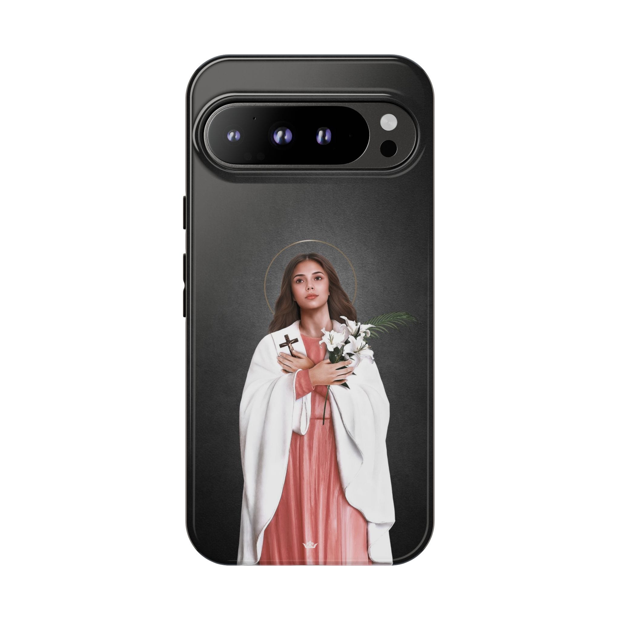 St. Maria Goretti Hard Phone Case (Dark) Copyright VENXARA