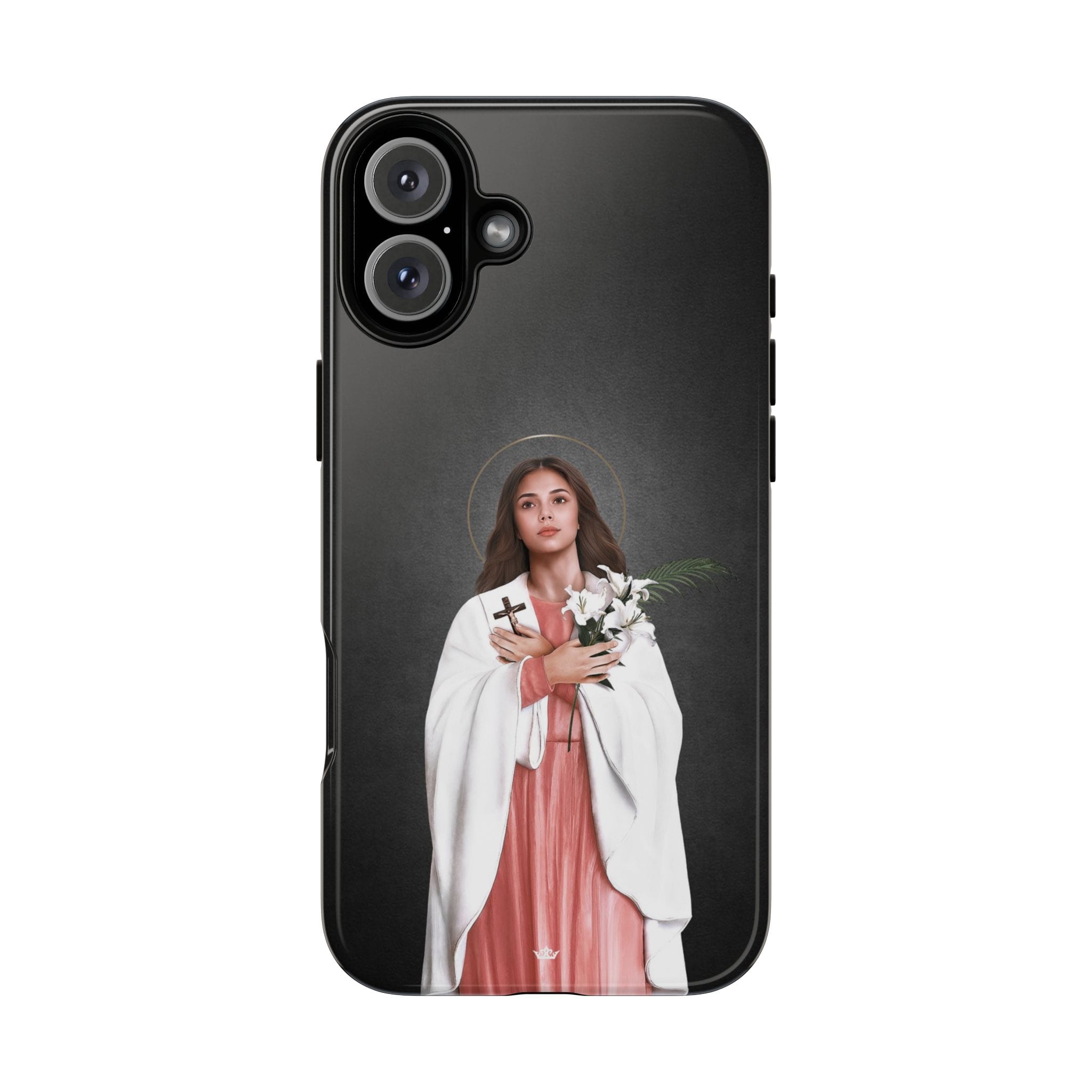 St. Maria Goretti Hard Phone Case (Dark) Copyright VENXARA