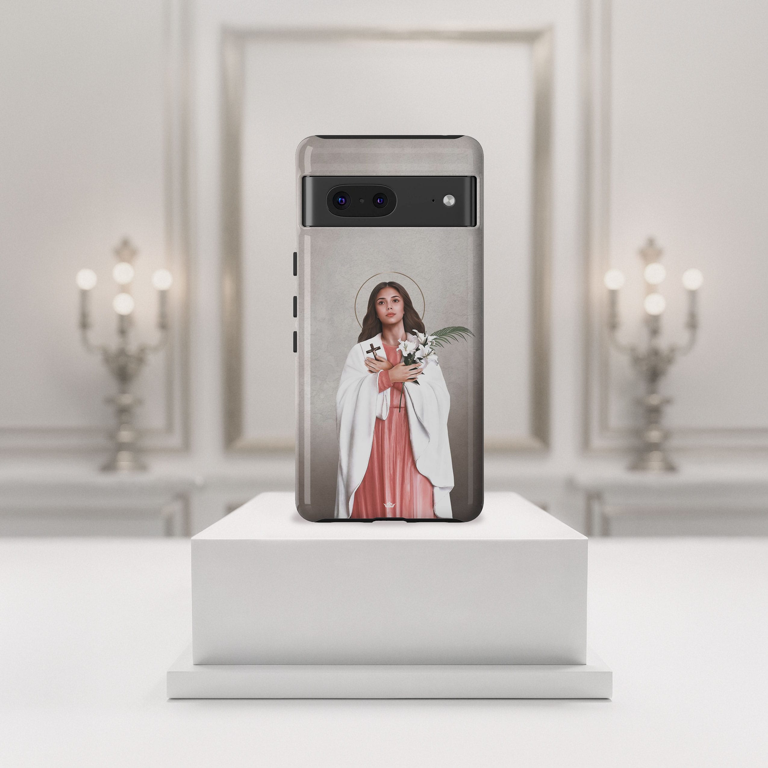 St. Maria Goretti Hard Phone Case (Light) Copyright VENXARA