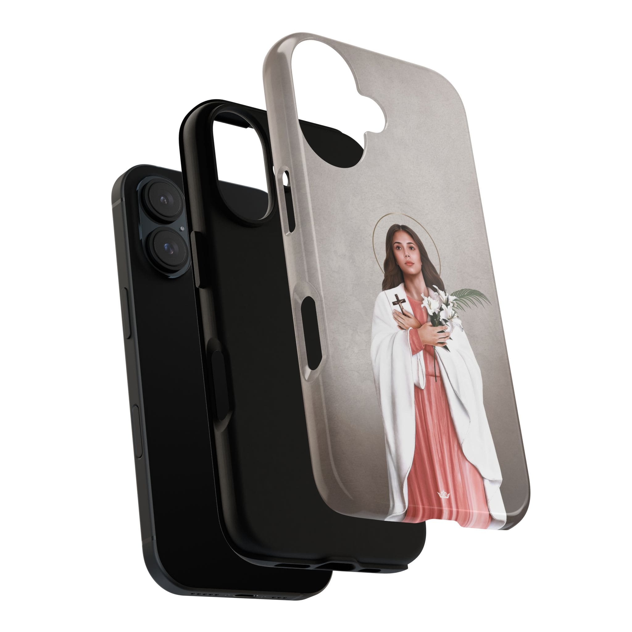 St. Maria Goretti Hard Phone Case (Light) Copyright VENXARA