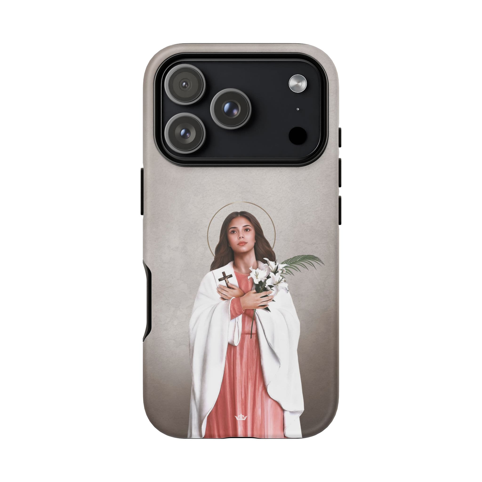 St. Maria Goretti Hard Phone Case (Light) Copyright VENXARA