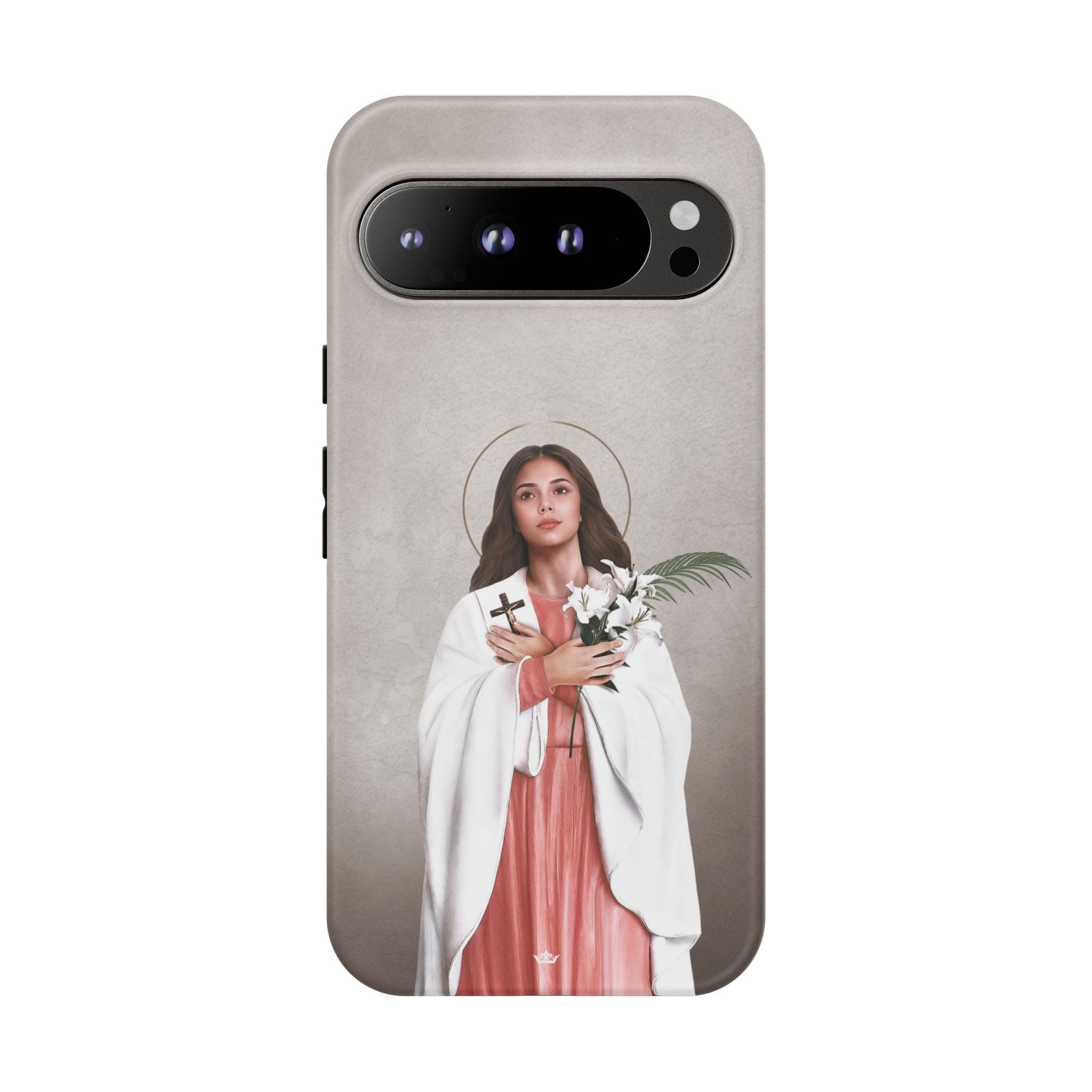 St. Maria Goretti Hard Phone Case (Light) Copyright VENXARA