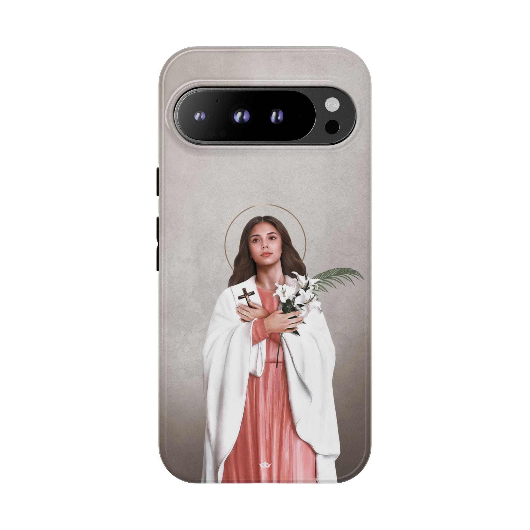 St. Maria Goretti Hard Phone Case (Light) Copyright VENXARA