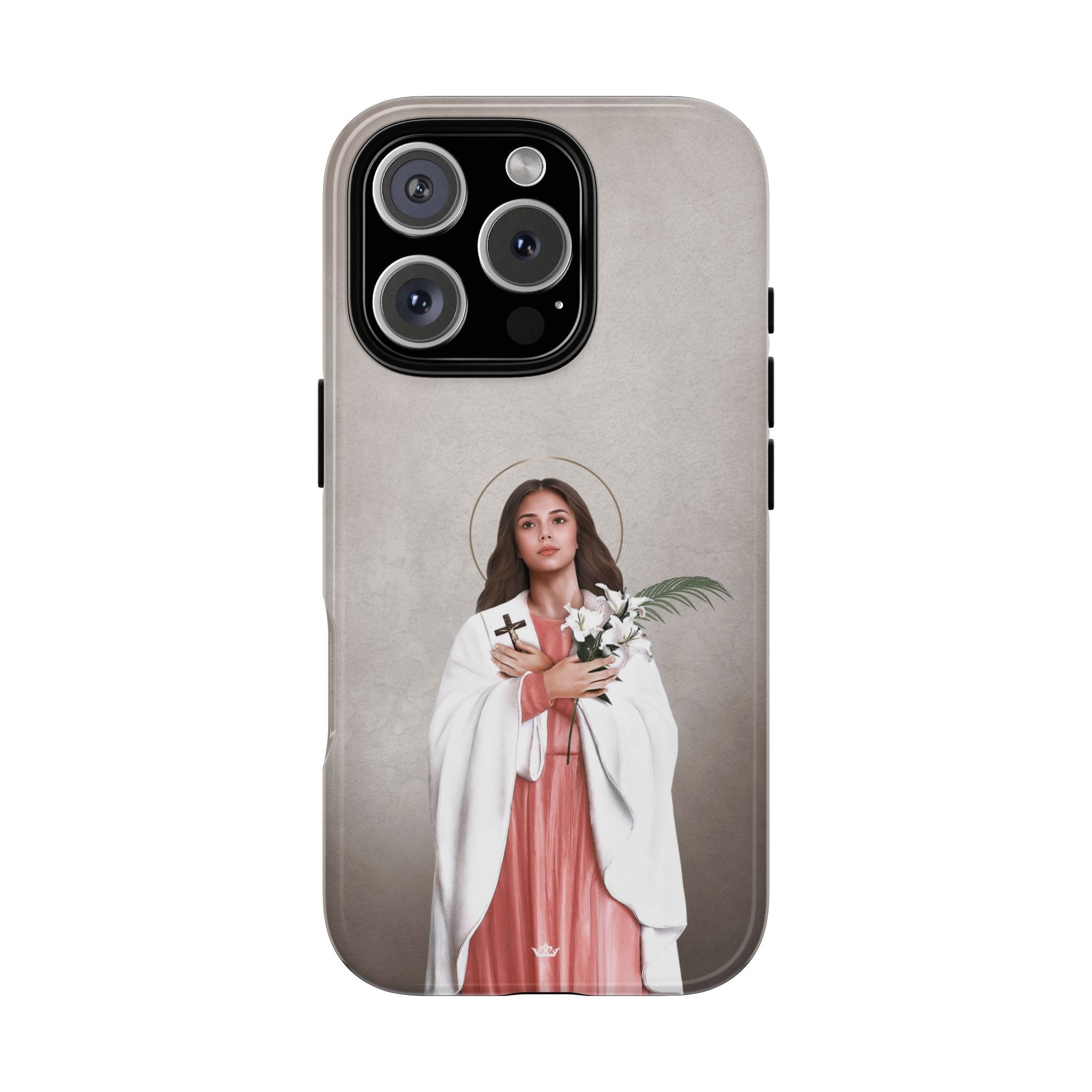 St. Maria Goretti Hard Phone Case (Light) Copyright VENXARA