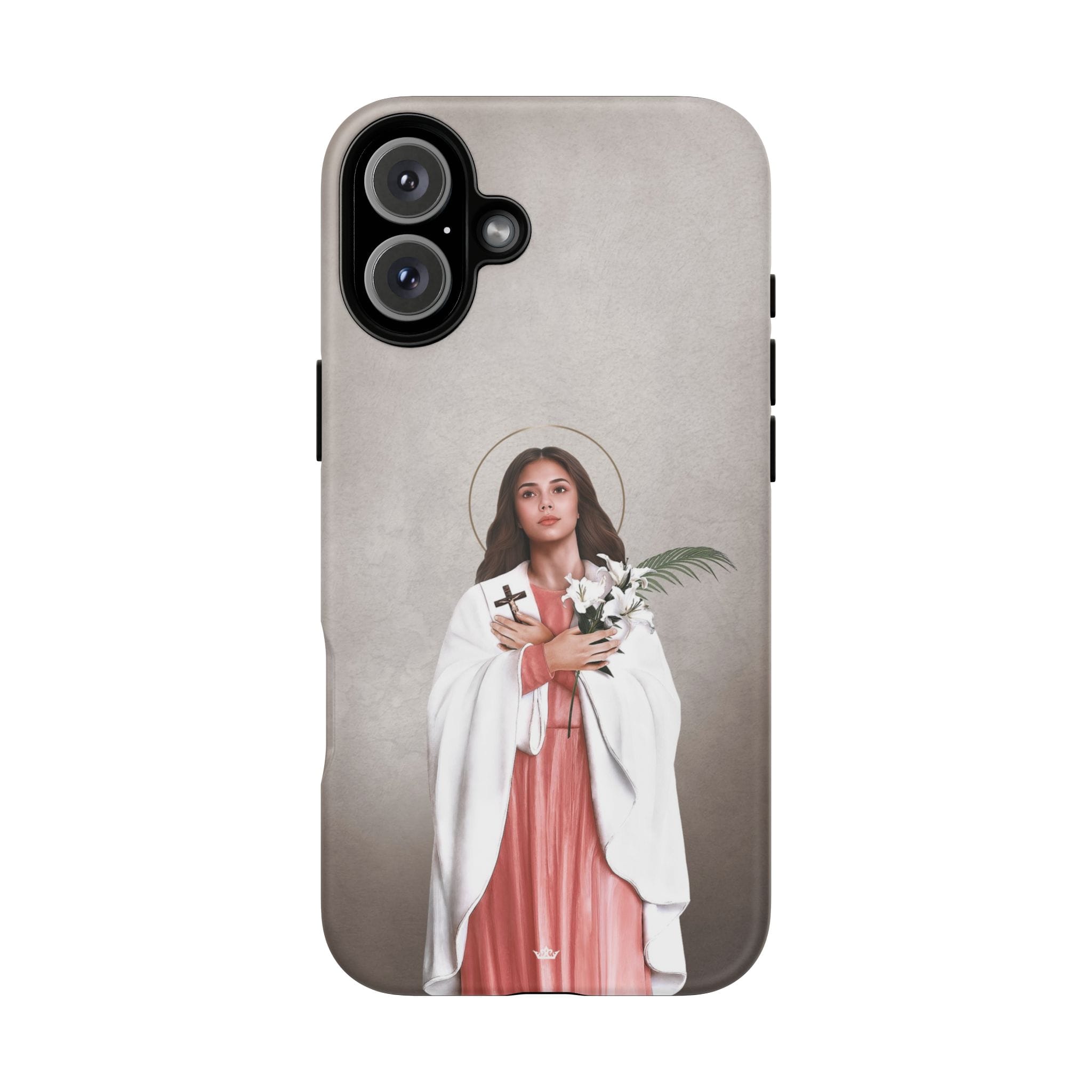 St. Maria Goretti Hard Phone Case (Light) Copyright VENXARA