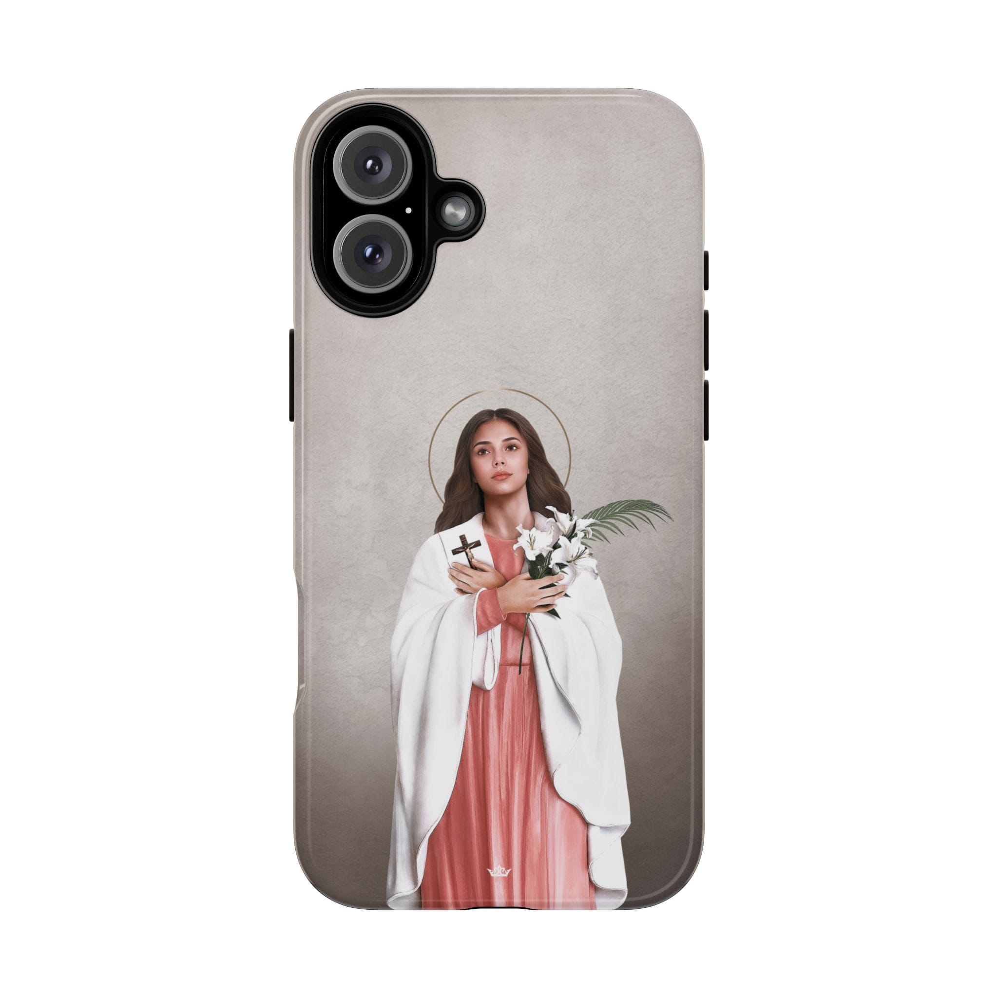 St. Maria Goretti Hard Phone Case (Light) Copyright VENXARA