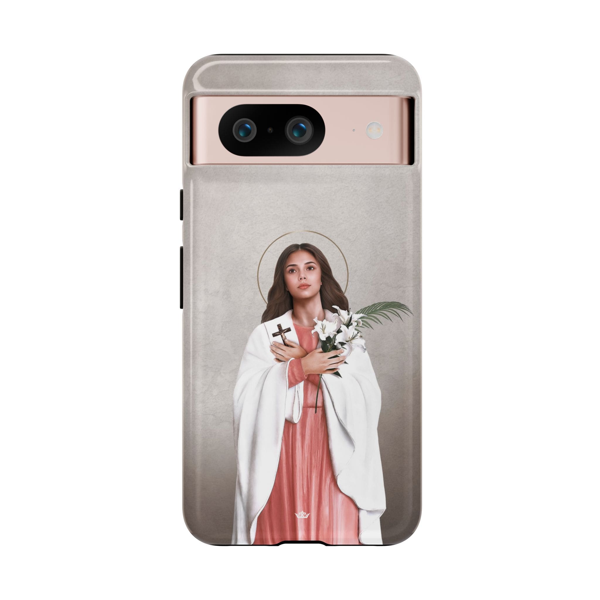 St. Maria Goretti Hard Phone Case (Light) Copyright VENXARA