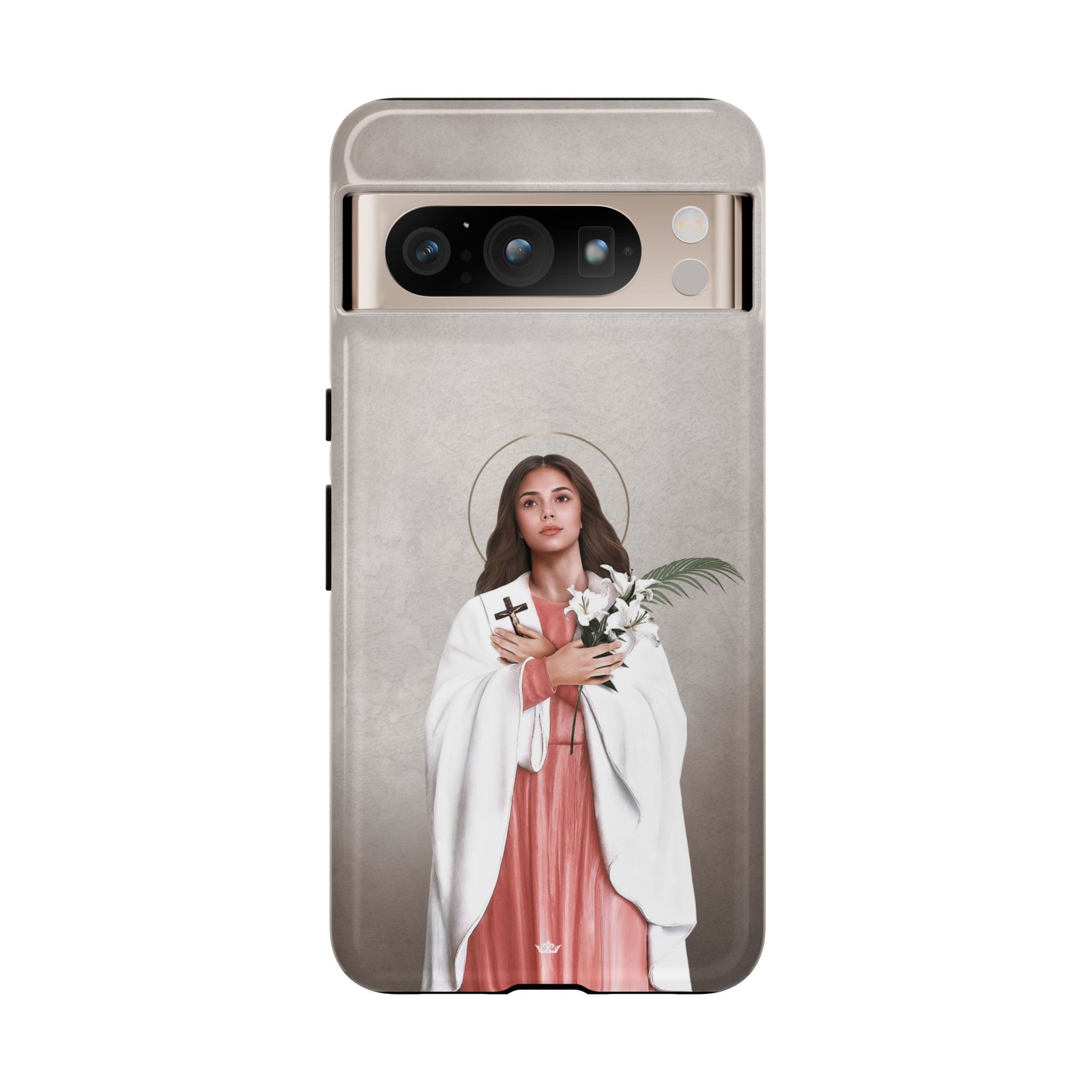 St. Maria Goretti Hard Phone Case (Light) Copyright VENXARA