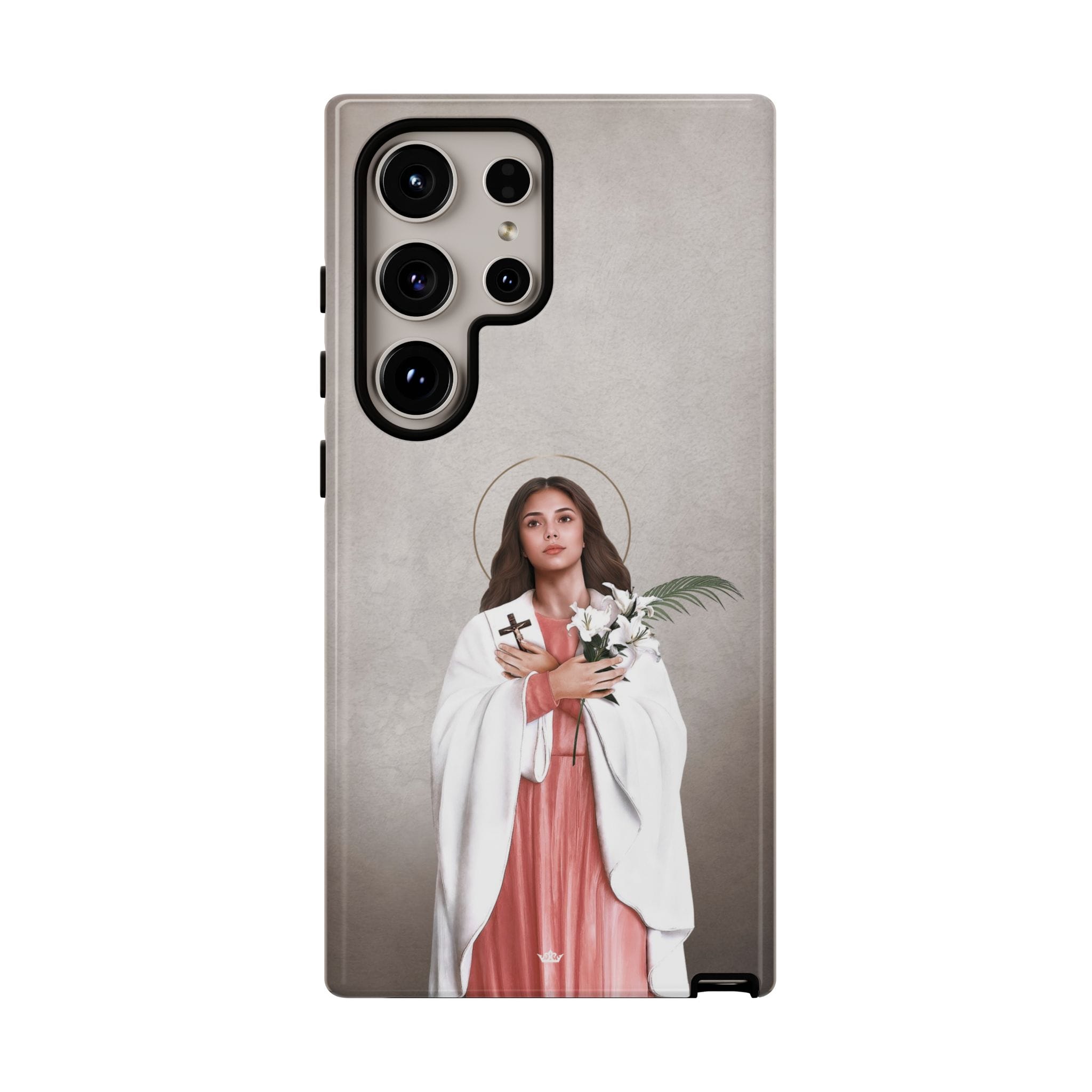 St. Maria Goretti Hard Phone Case (Light) Copyright VENXARA