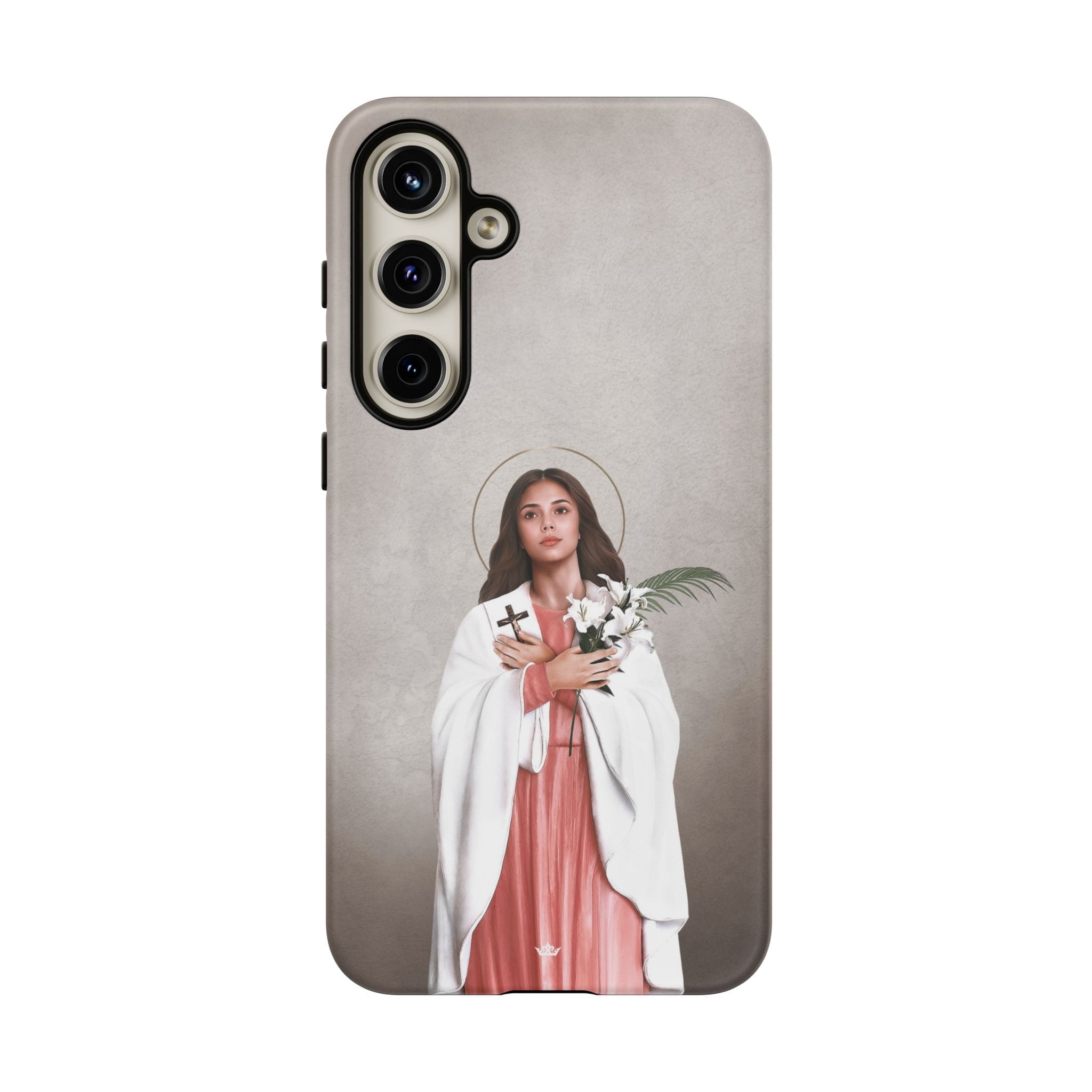 St. Maria Goretti Hard Phone Case (Light) Copyright VENXARA