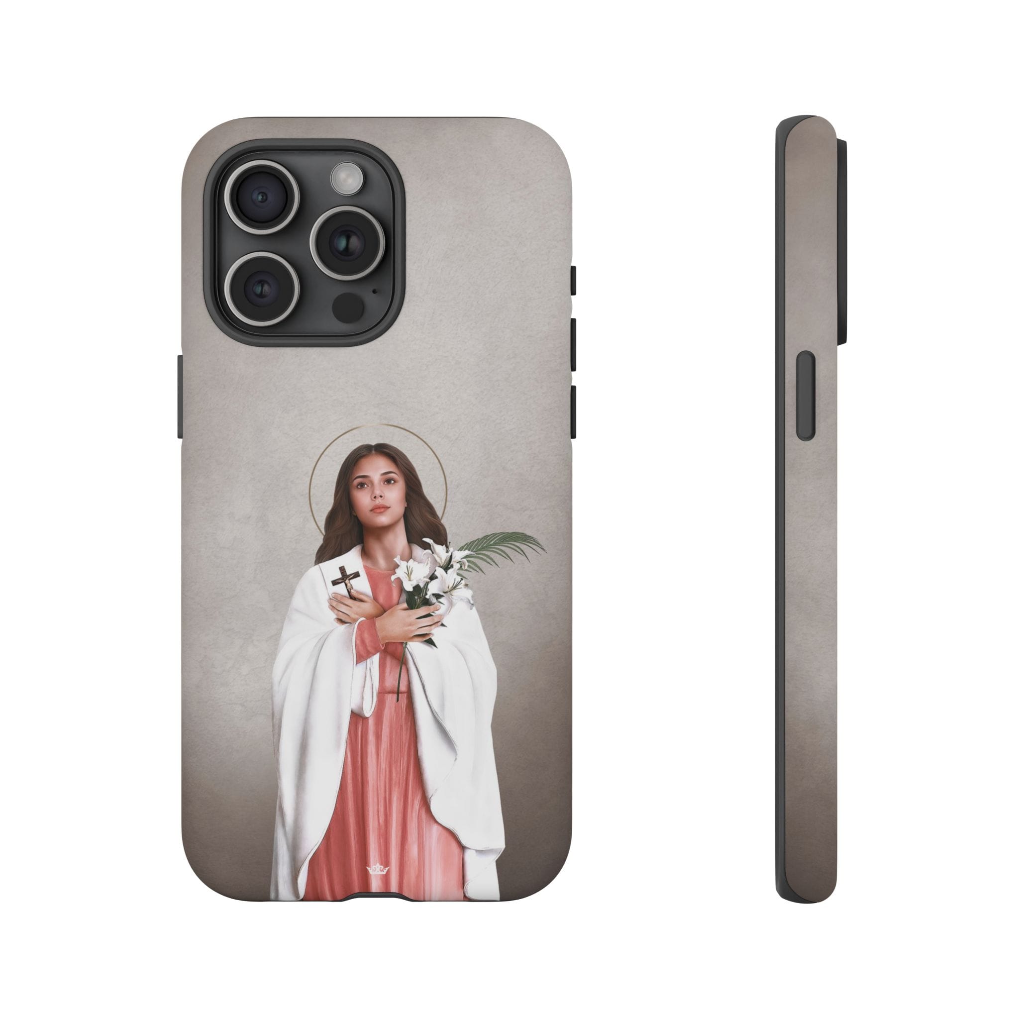St. Maria Goretti Hard Phone Case (Light) Copyright VENXARA