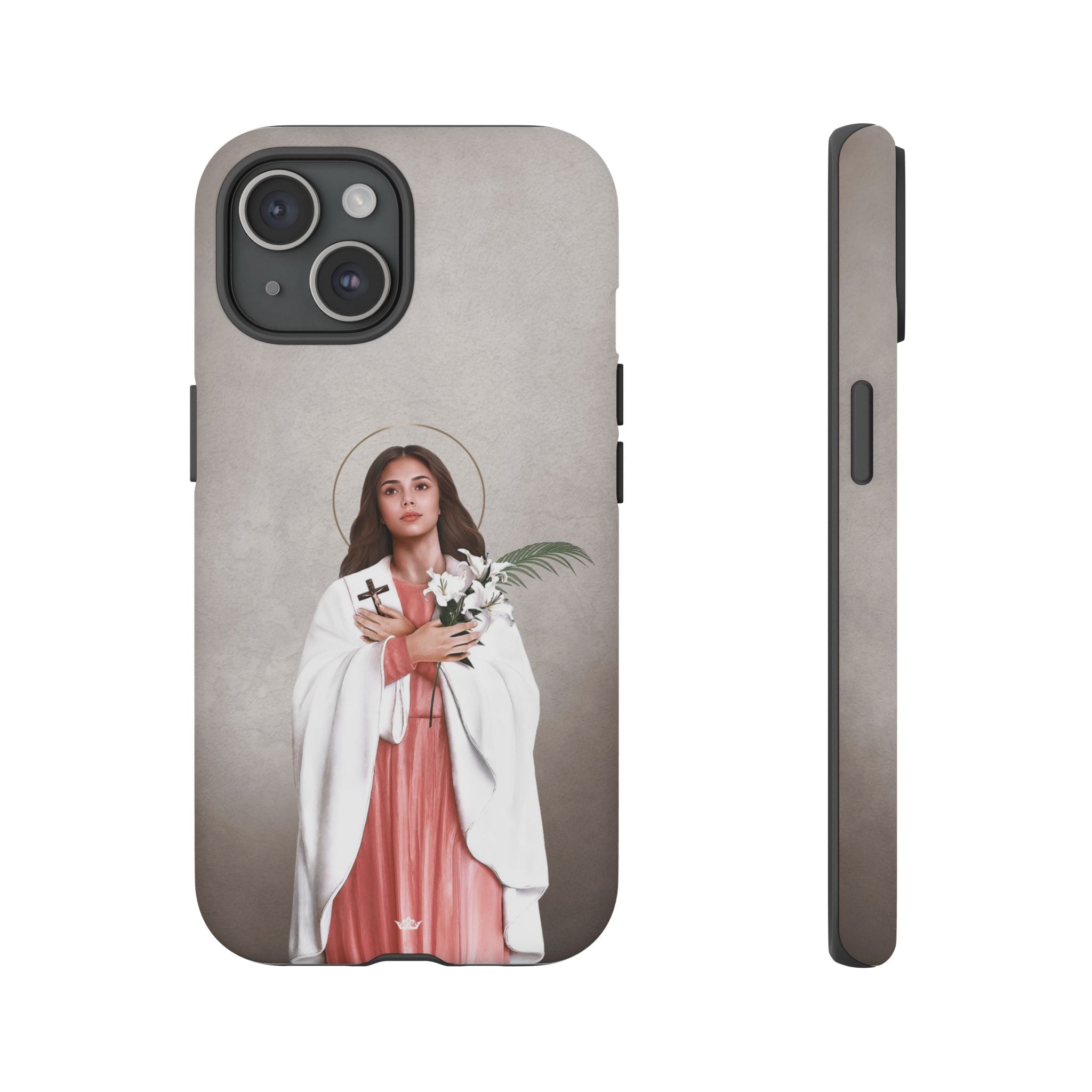 St. Maria Goretti Hard Phone Case (Light) Copyright VENXARA