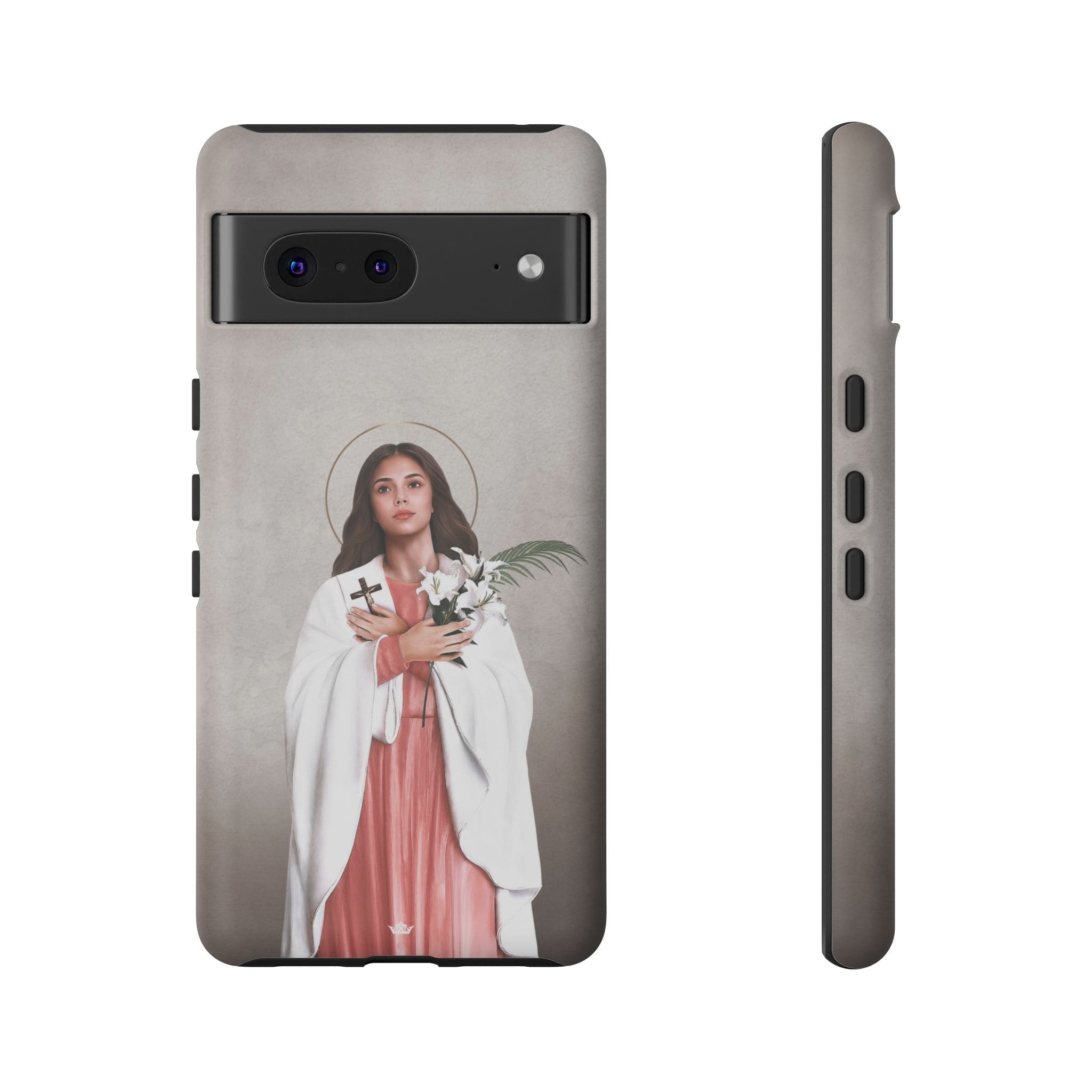 St. Maria Goretti Hard Phone Case (Light) Copyright VENXARA