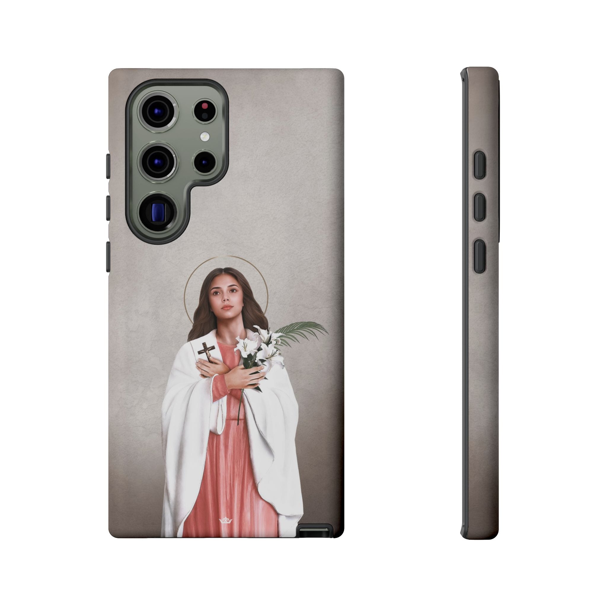 St. Maria Goretti Hard Phone Case (Light) Copyright VENXARA