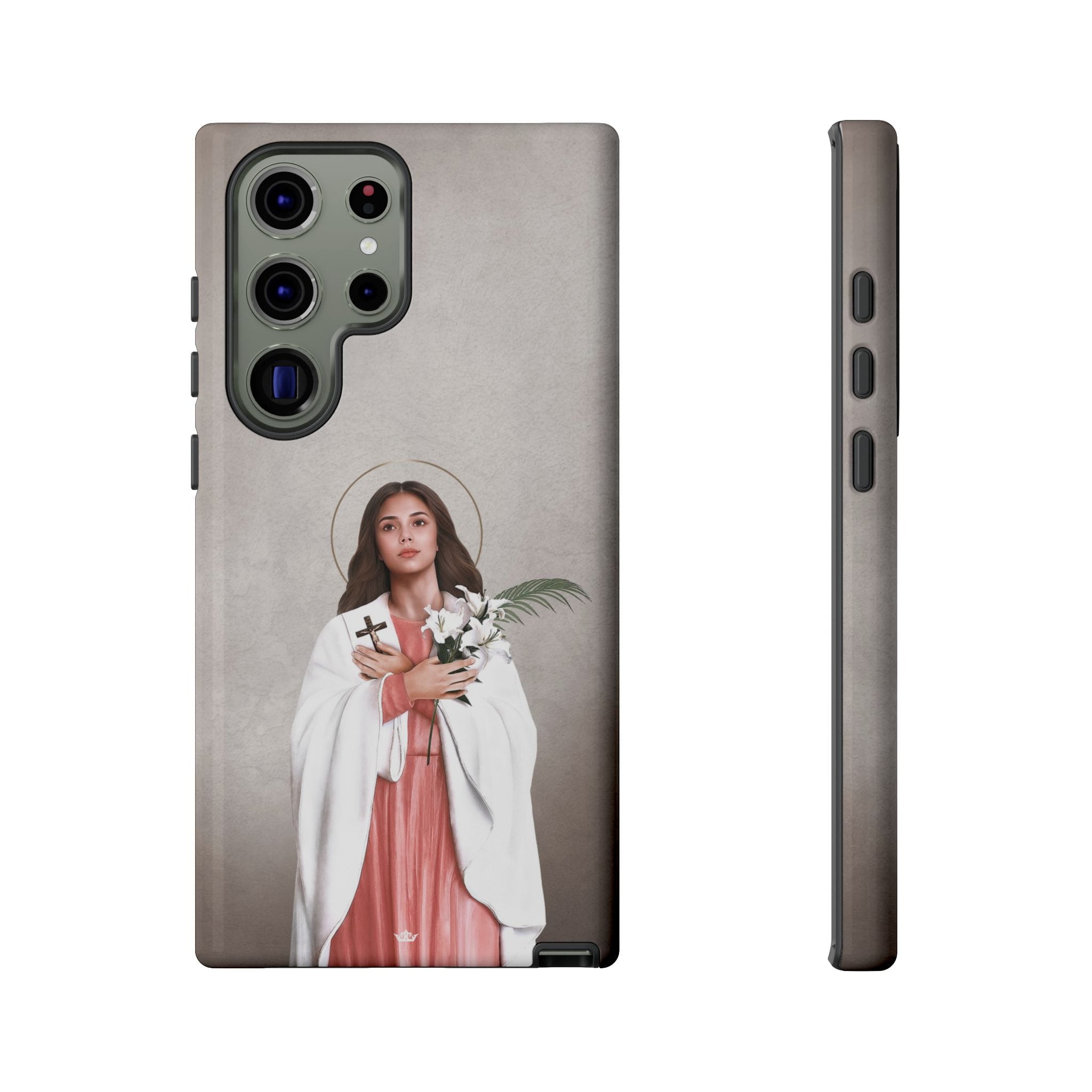 St. Maria Goretti Hard Phone Case (Light) Copyright VENXARA