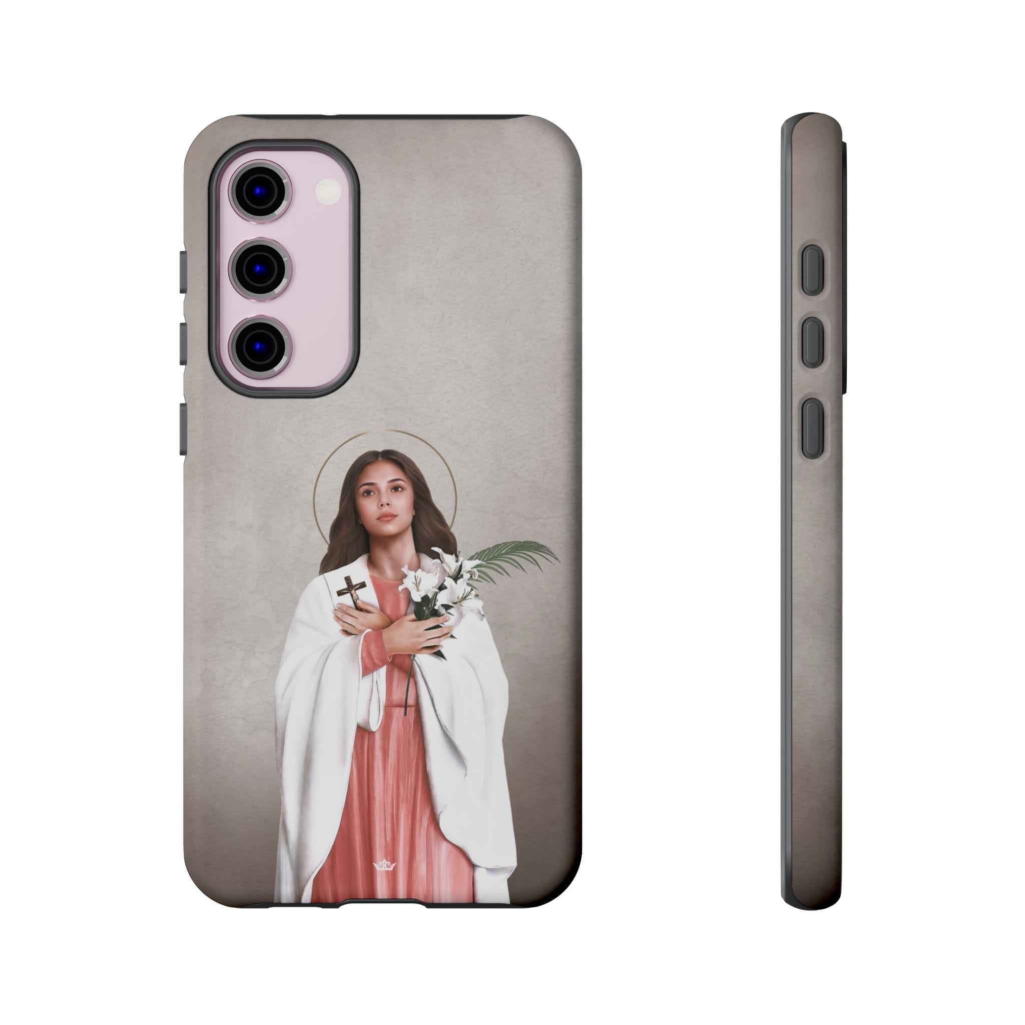 St. Maria Goretti Hard Phone Case (Light) Copyright VENXARA