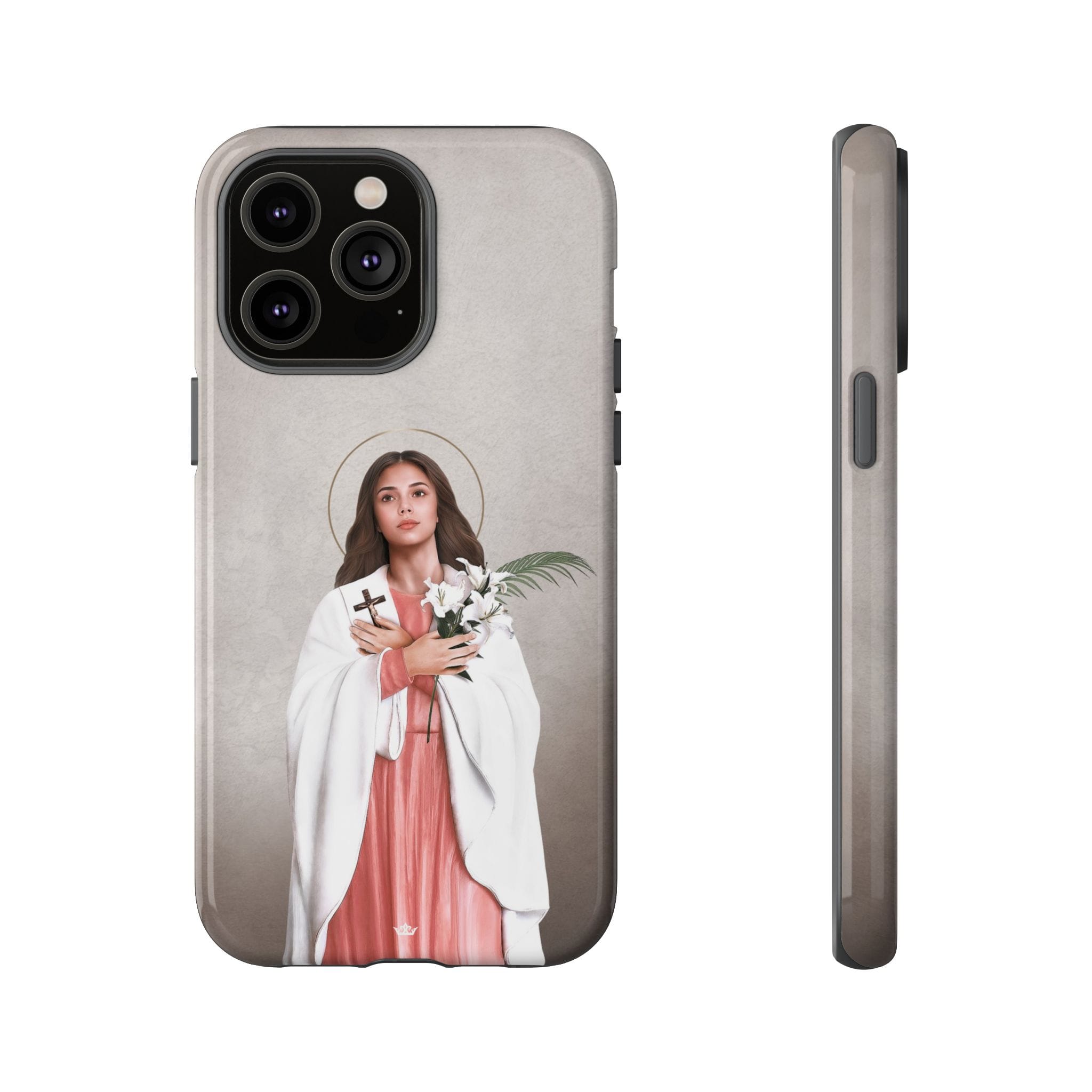 St. Maria Goretti Hard Phone Case (Light) Copyright VENXARA