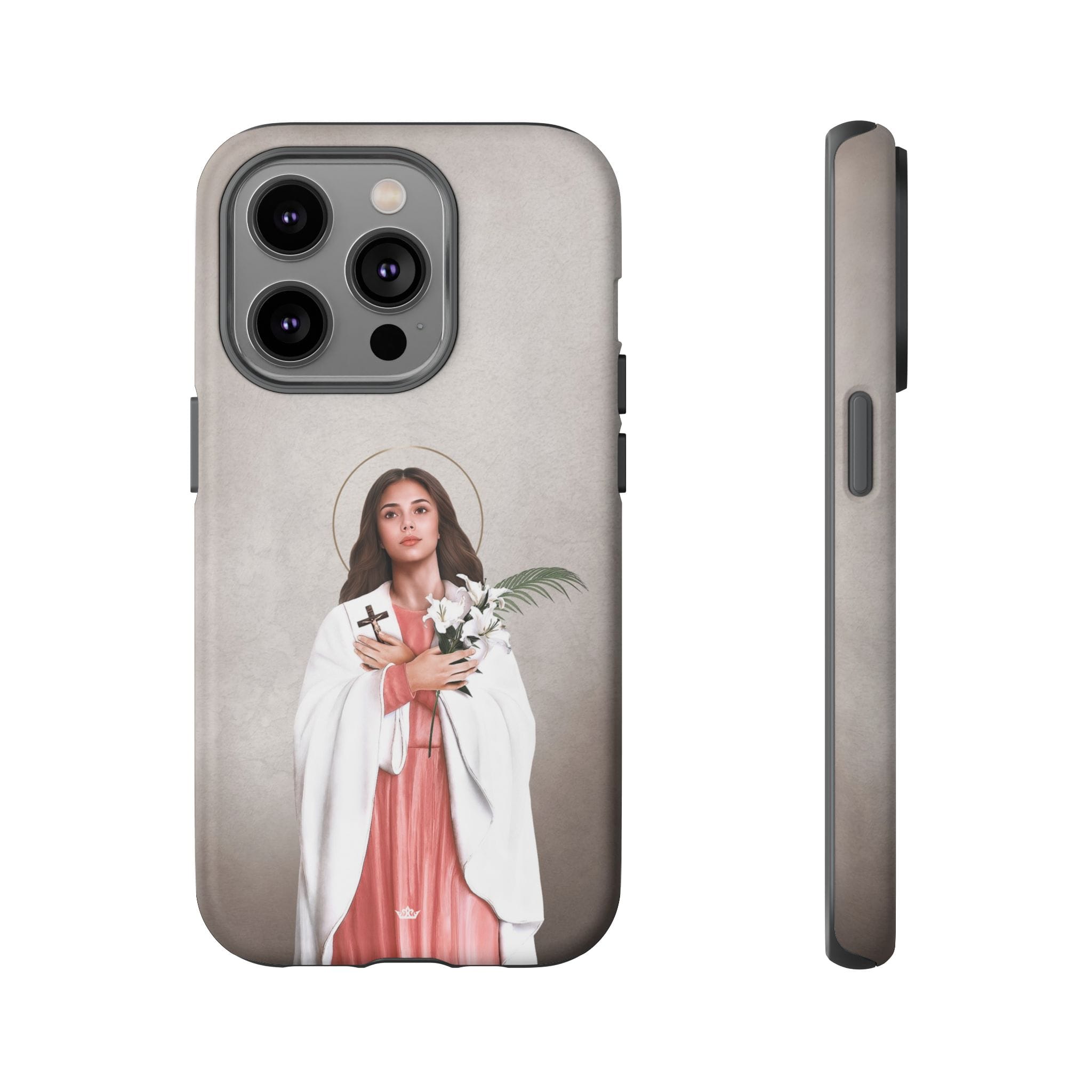 St. Maria Goretti Hard Phone Case (Light) Copyright VENXARA