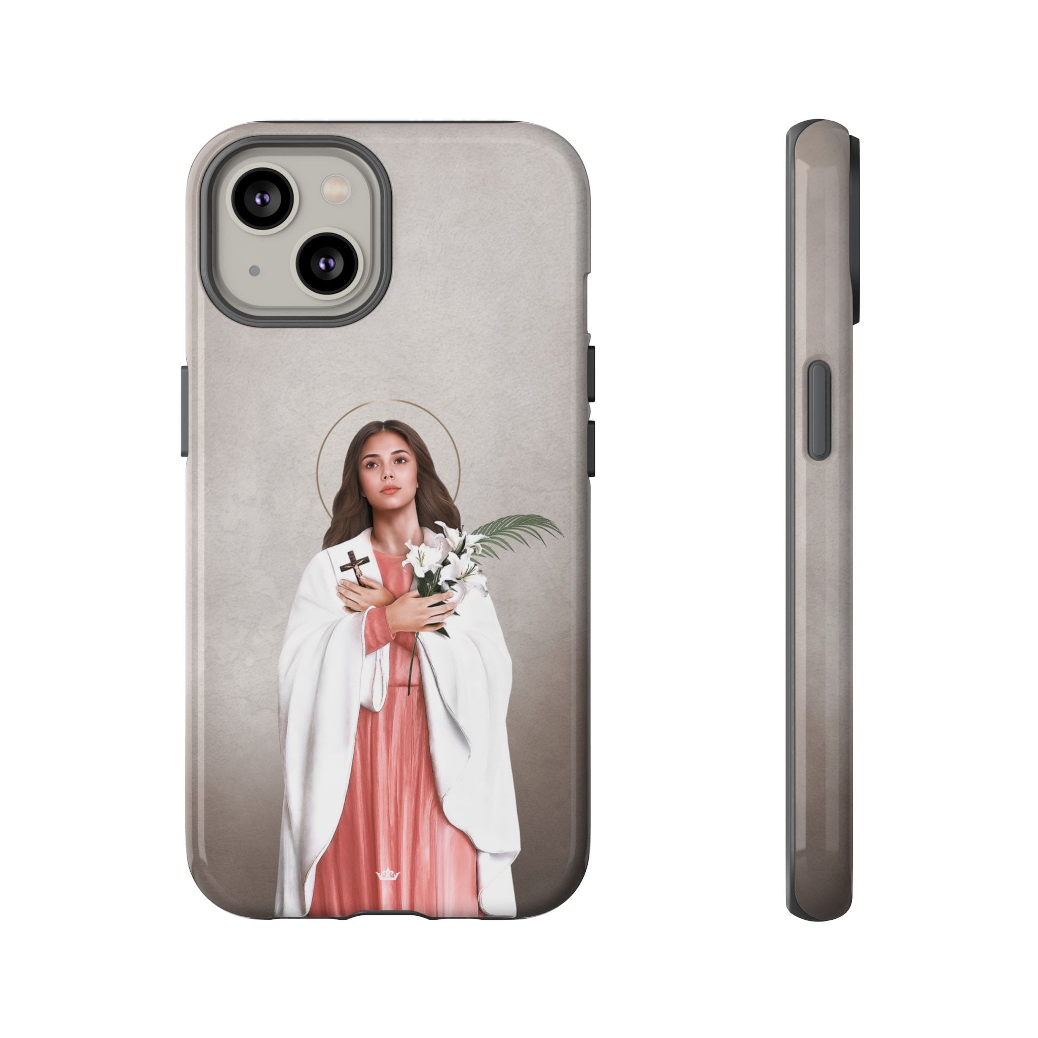 St. Maria Goretti Hard Phone Case (Light) Copyright VENXARA