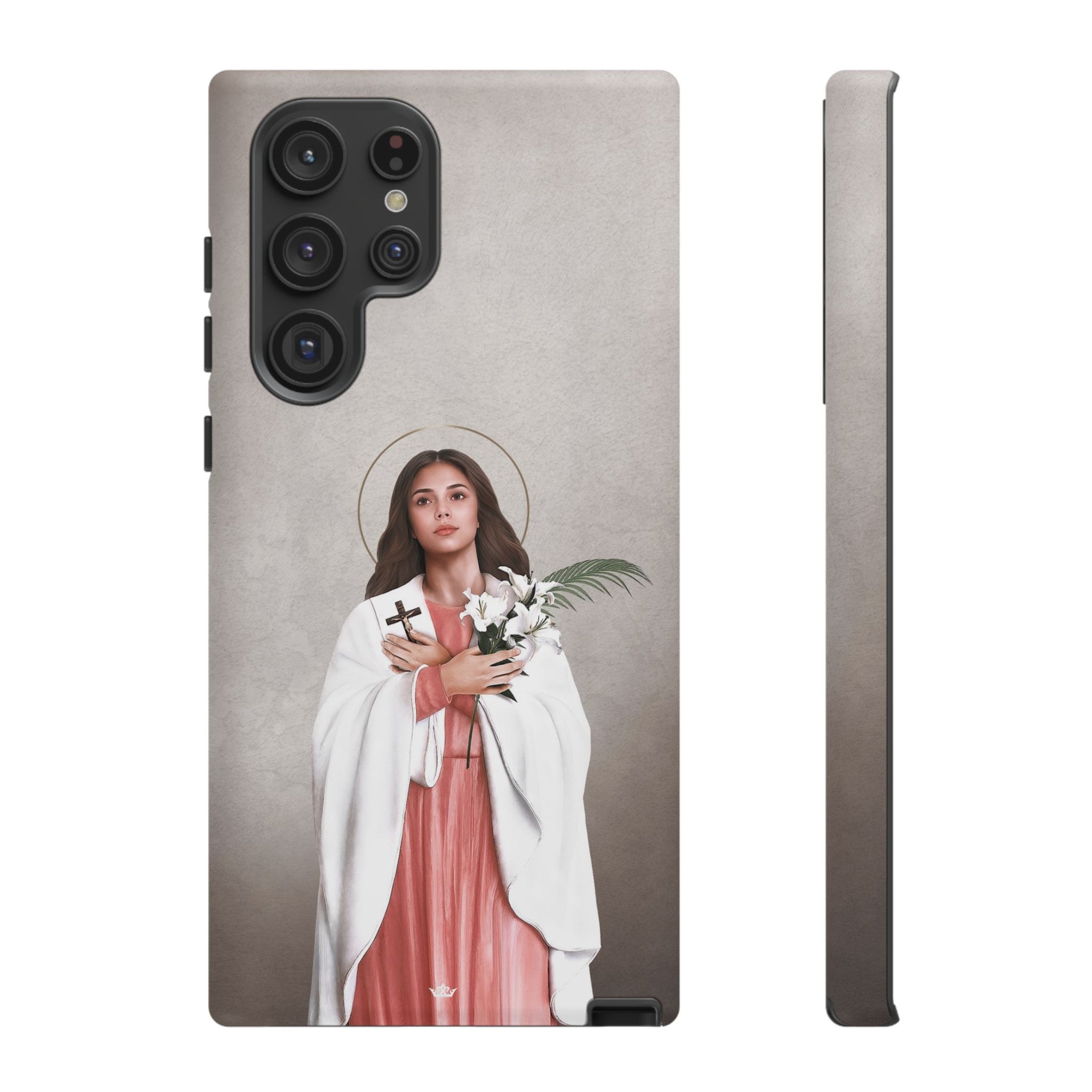 St. Maria Goretti Hard Phone Case (Light) Copyright VENXARA