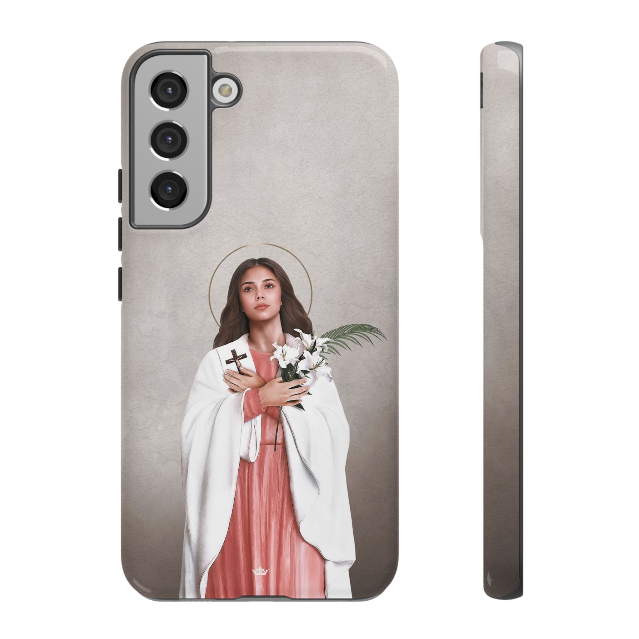 St. Maria Goretti Hard Phone Case (Light) Copyright VENXARA