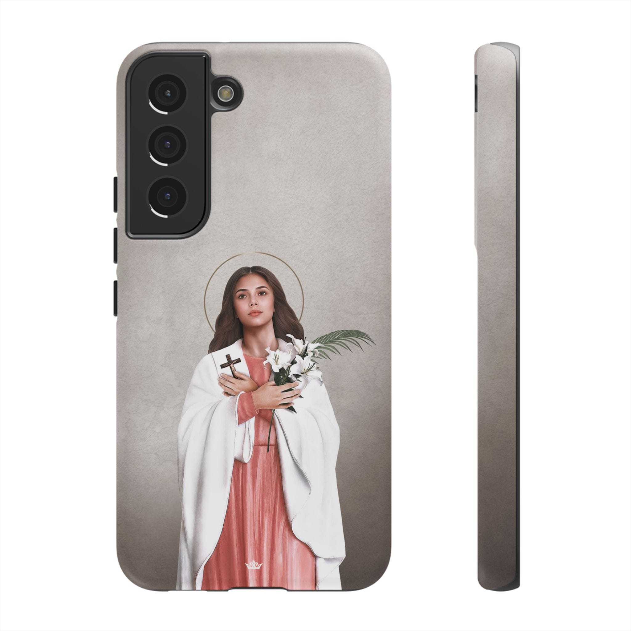 St. Maria Goretti Hard Phone Case (Light) Copyright VENXARA
