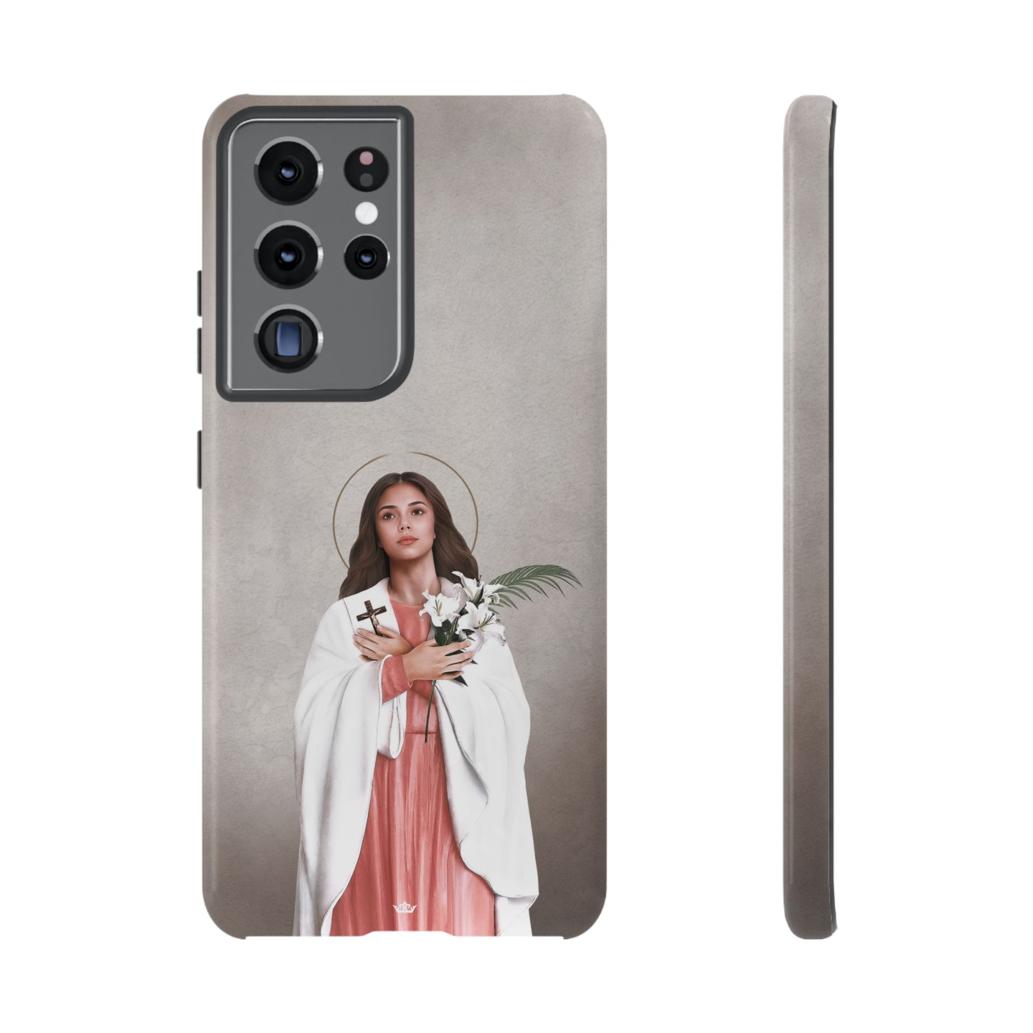 St. Maria Goretti Hard Phone Case (Light) Copyright VENXARA