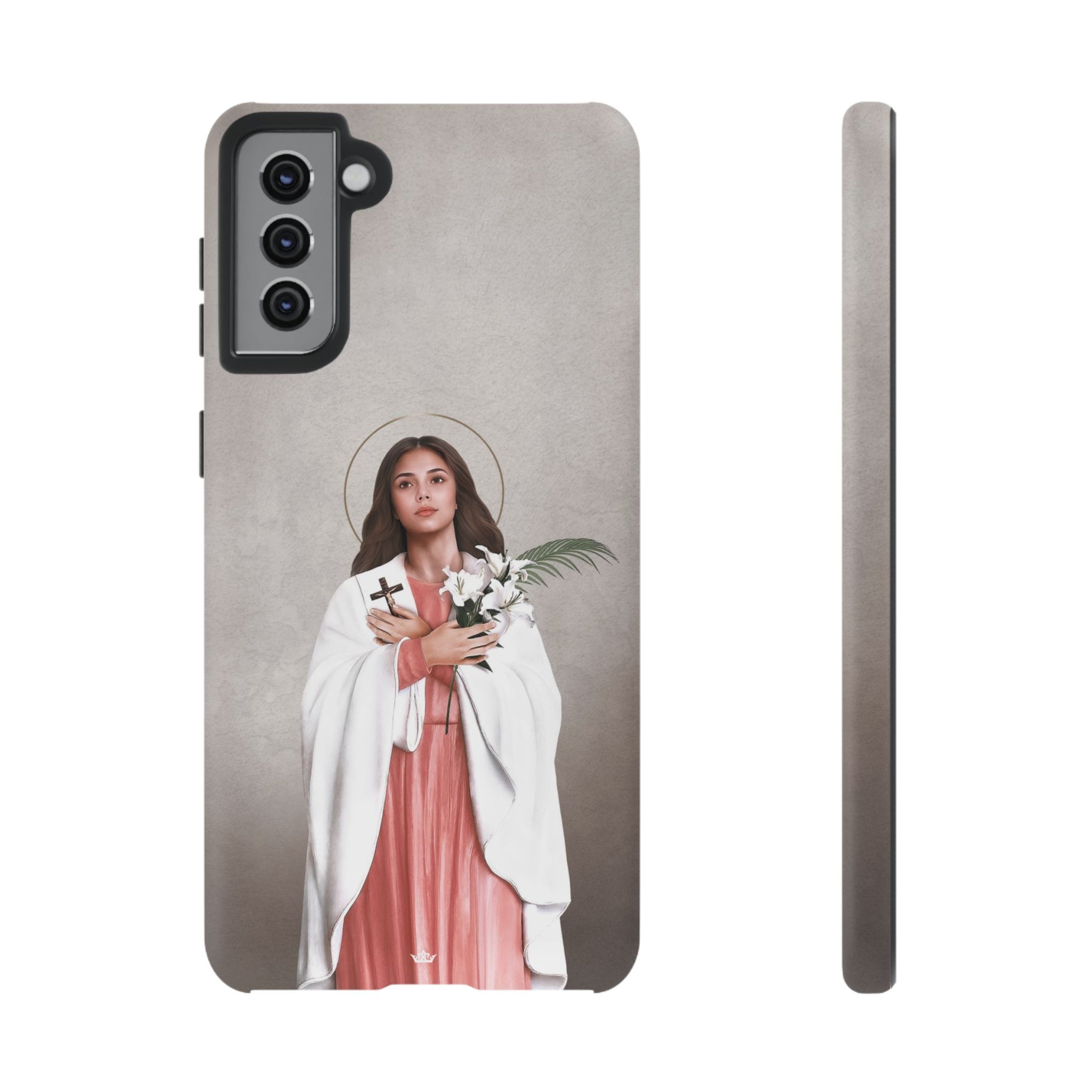 St. Maria Goretti Hard Phone Case (Light) Copyright VENXARA