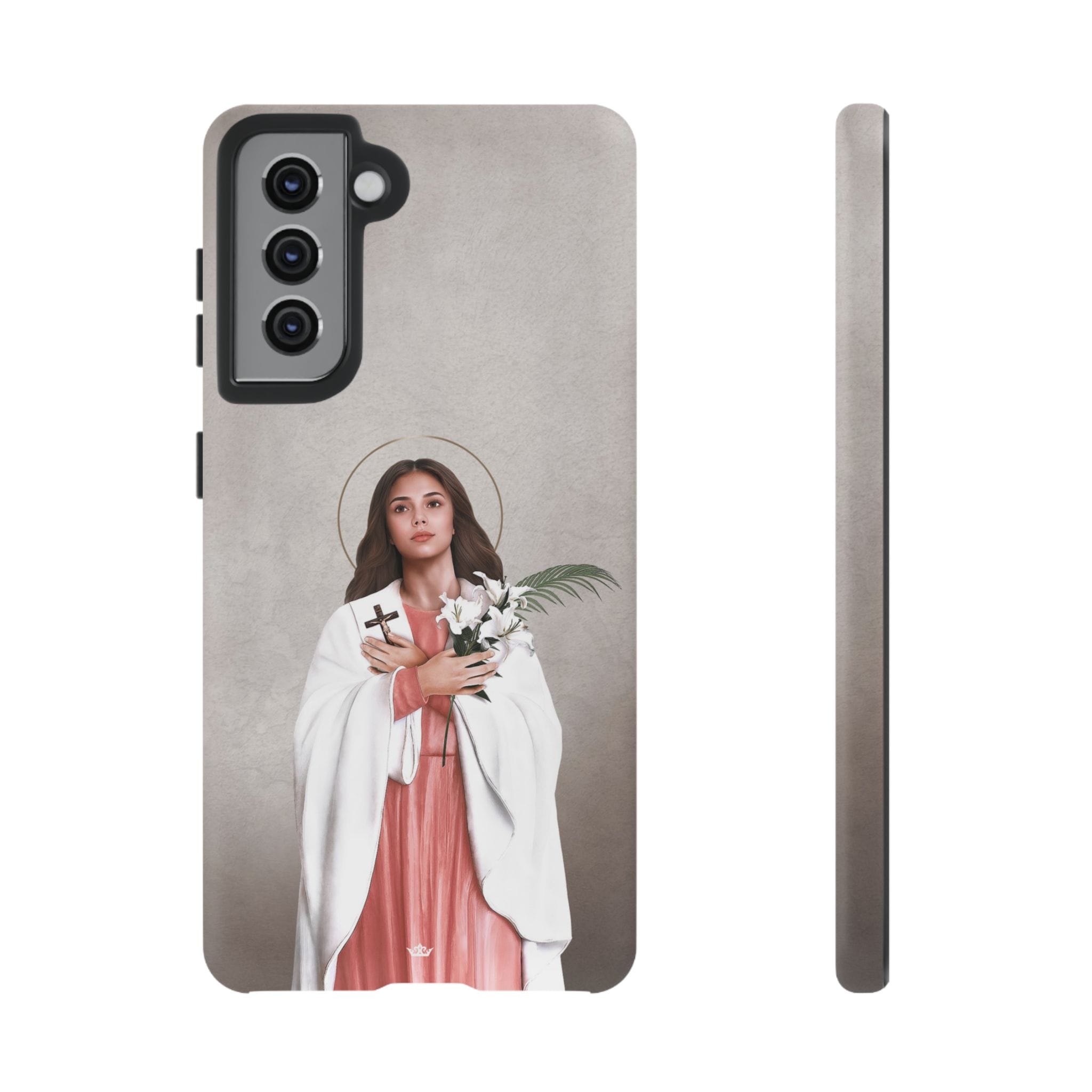 St. Maria Goretti Hard Phone Case (Light) Copyright VENXARA