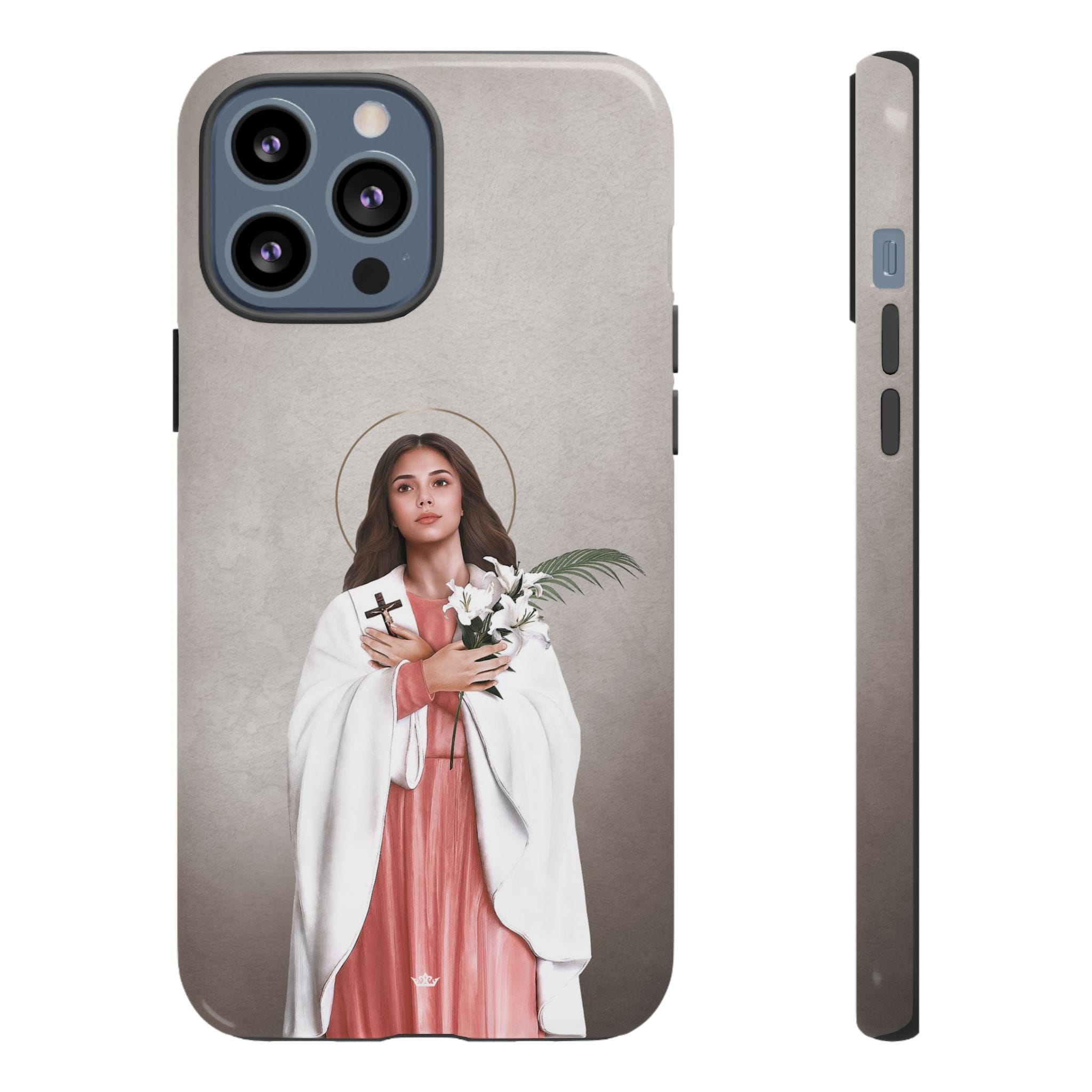 St. Maria Goretti Hard Phone Case (Light) Copyright VENXARA
