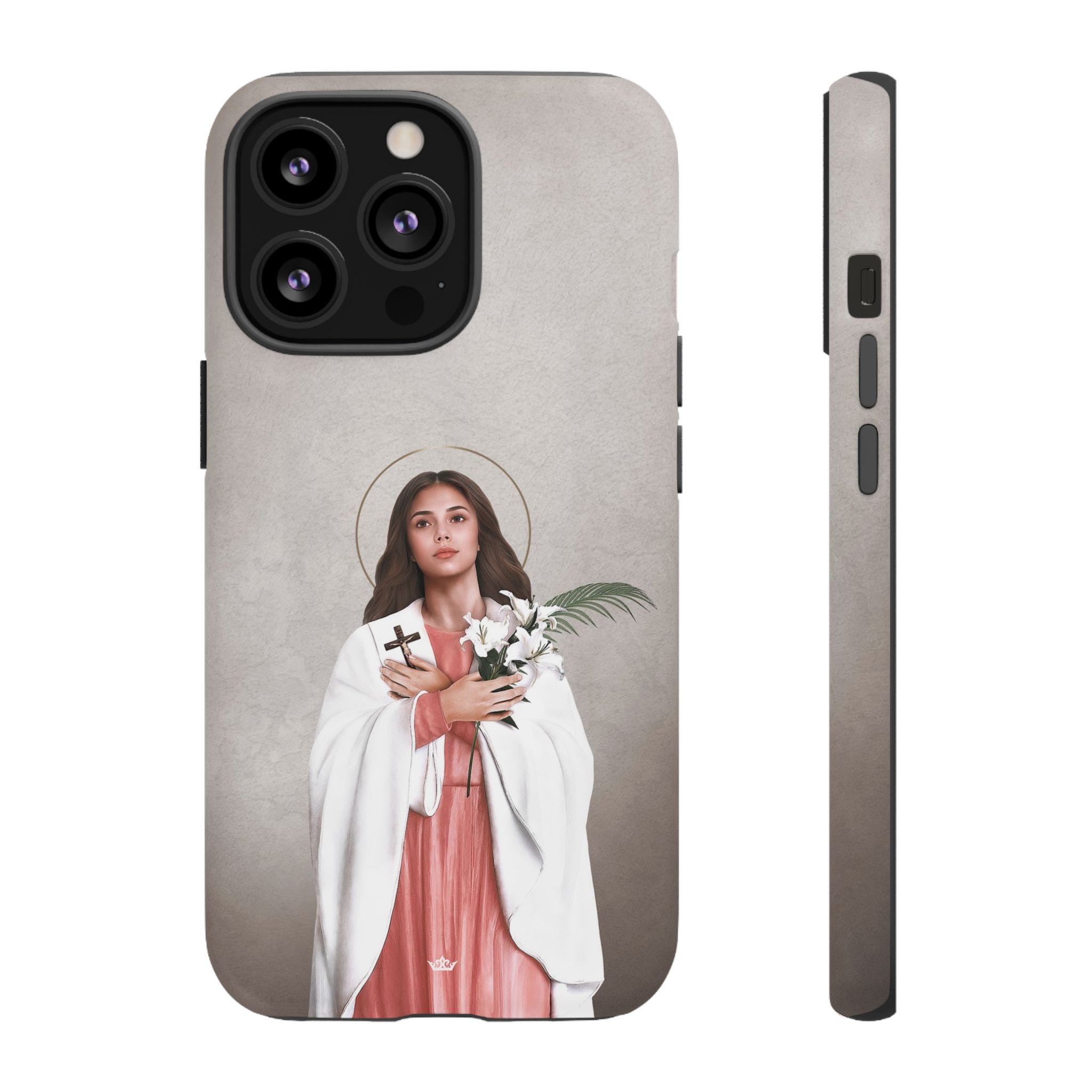 St. Maria Goretti Hard Phone Case (Light) Copyright VENXARA