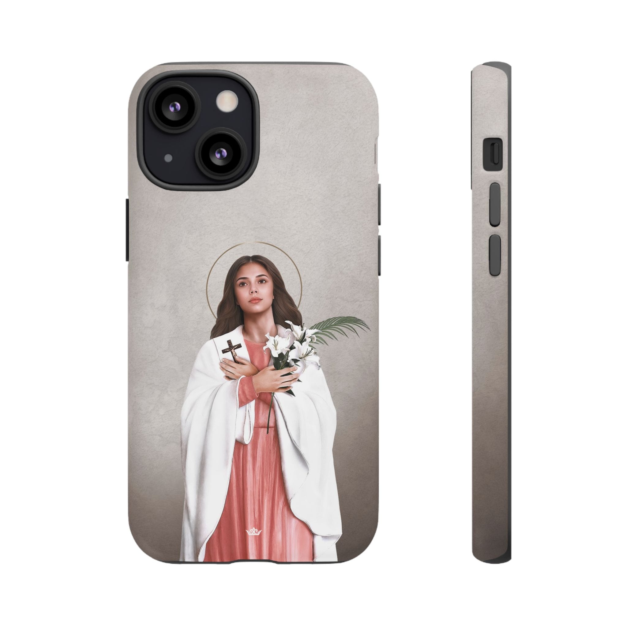 St. Maria Goretti Hard Phone Case (Light) Copyright VENXARA