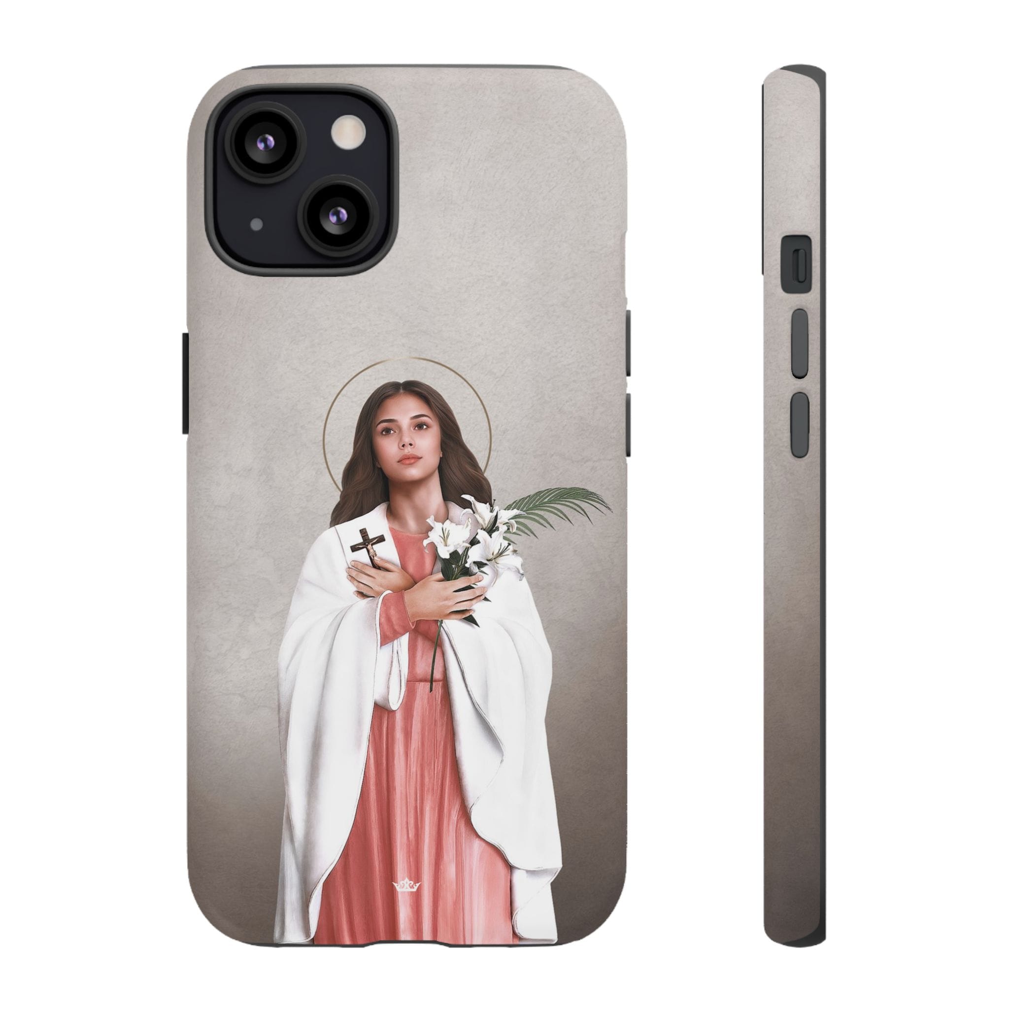St. Maria Goretti Hard Phone Case (Light) Copyright VENXARA