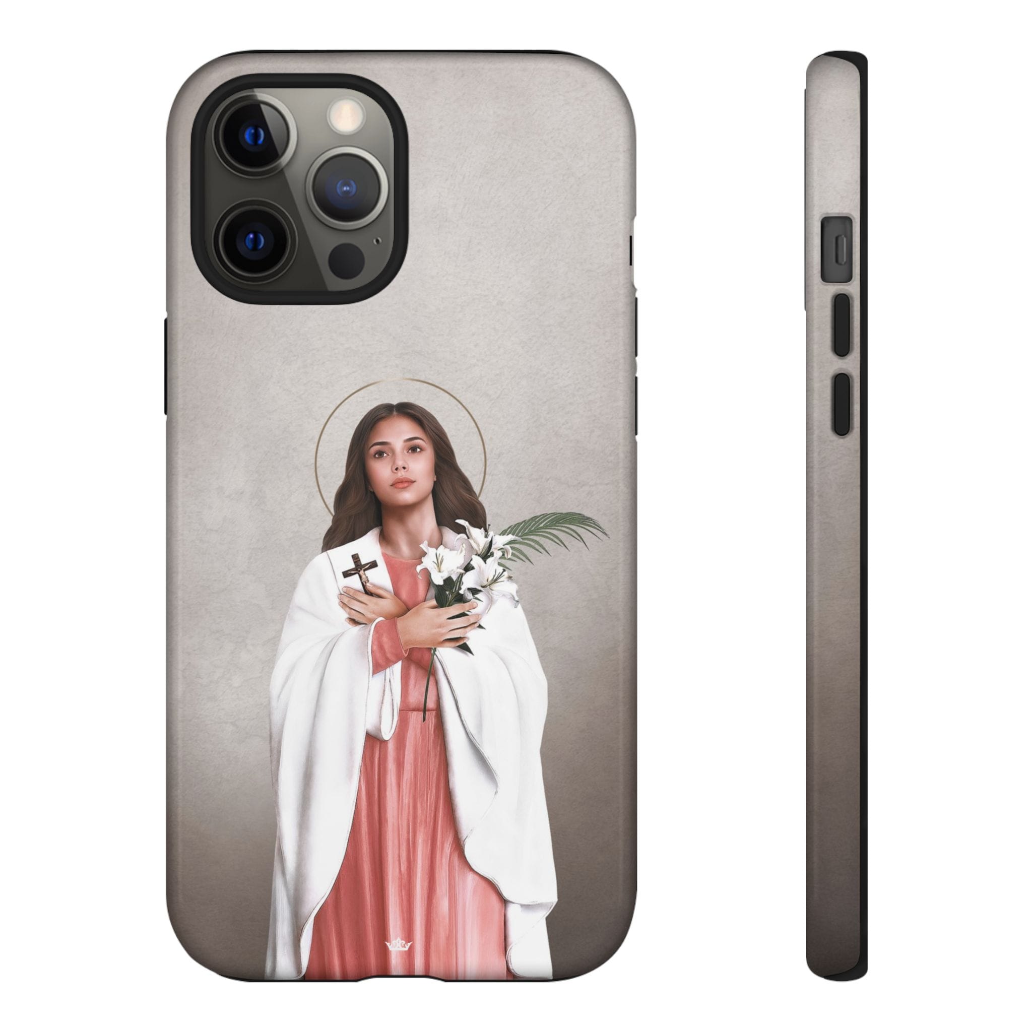 St. Maria Goretti Hard Phone Case (Light) Copyright VENXARA