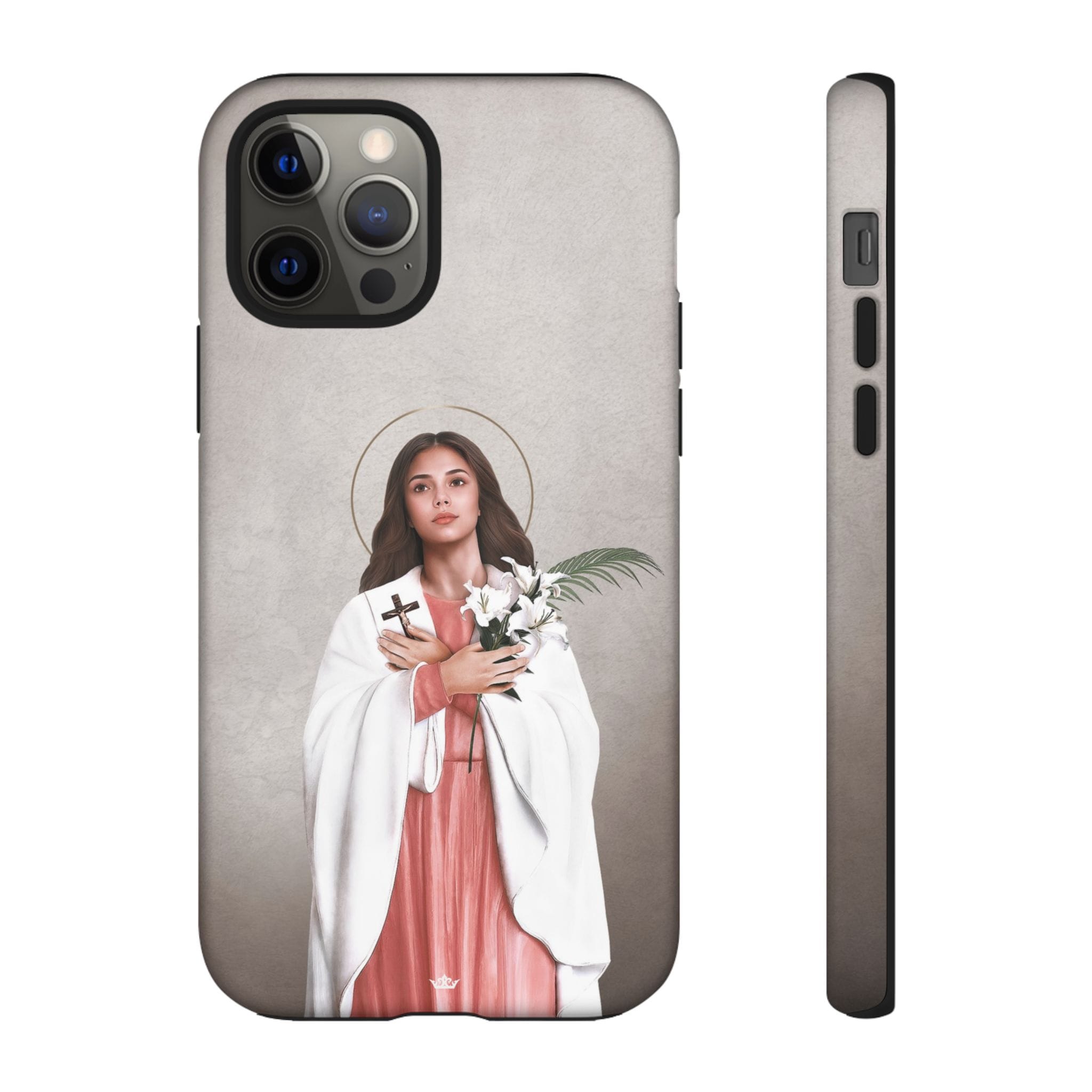 St. Maria Goretti Hard Phone Case (Light) Copyright VENXARA
