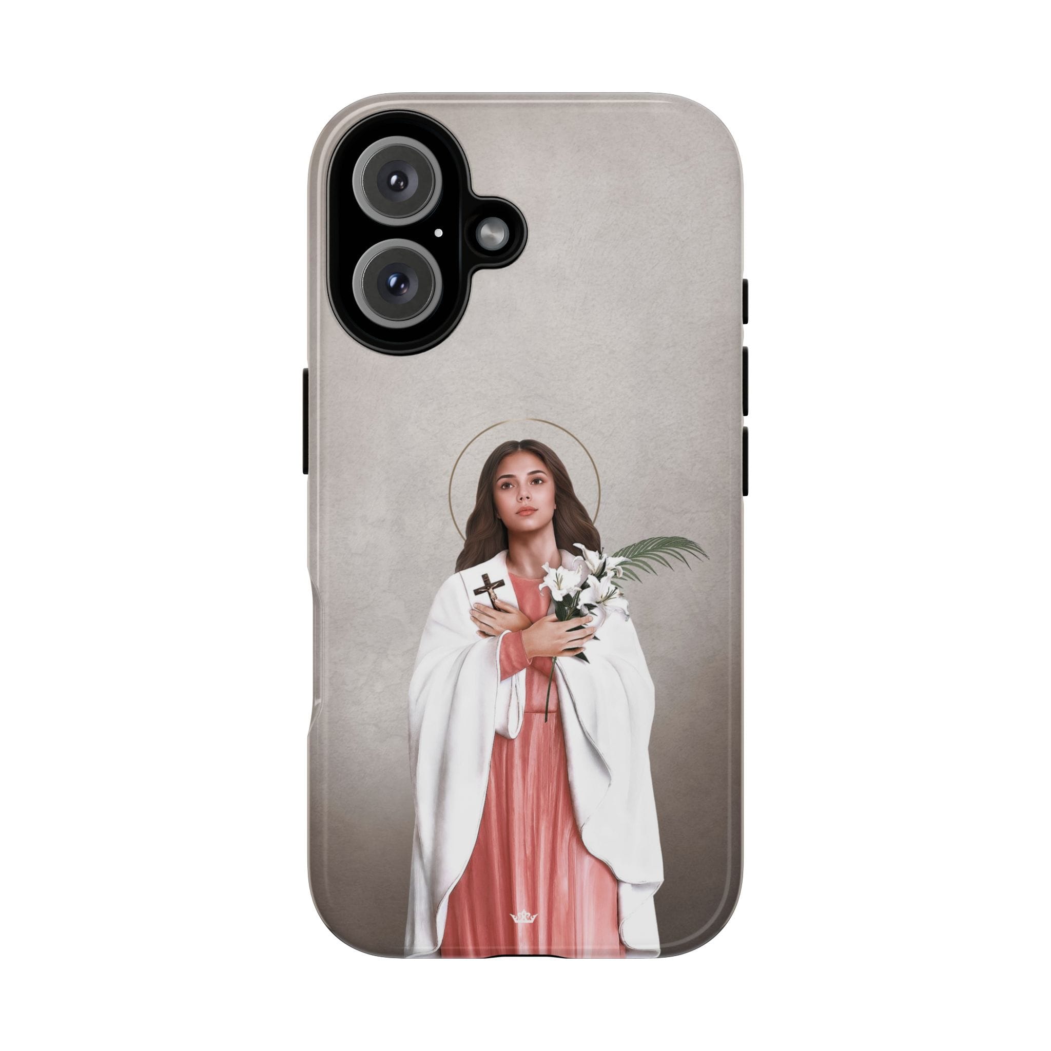St. Maria Goretti Hard Phone Case (Light) Copyright VENXARA