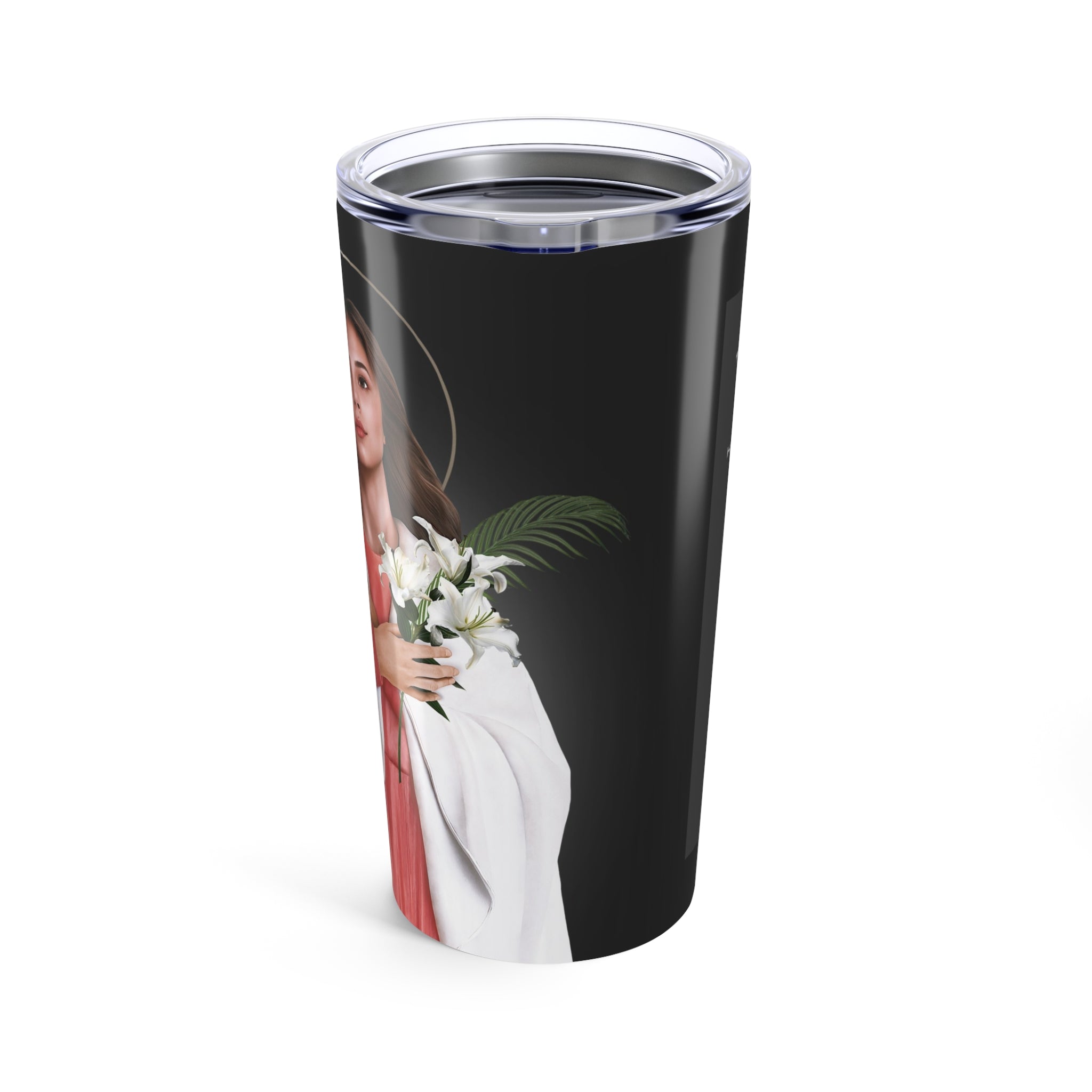 St. Maria Goretti Lord's Prayer Tumbler 20 oz. (Ash) - VENXARA®