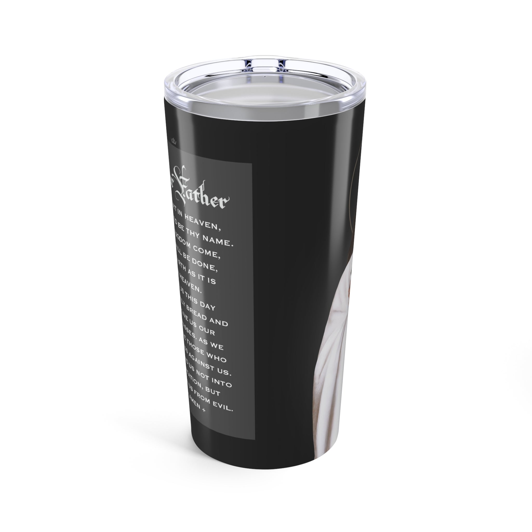 St. Maria Goretti Lord's Prayer Tumbler 20 oz. (Ash) - VENXARA®