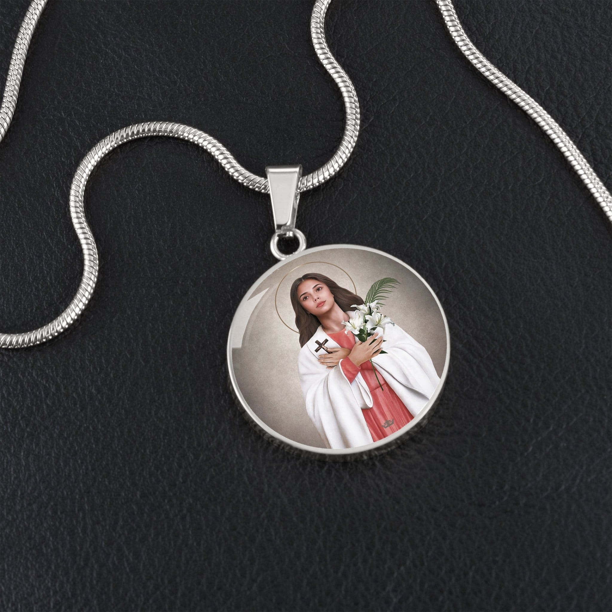 St. Maria Goretti Pendant Necklace Copyright VENXARA