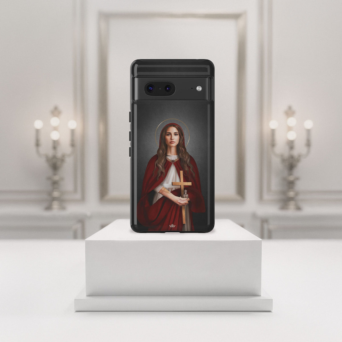 St. Mary Magdalene Hard Phone Case (Dark) Copyright VENXARA