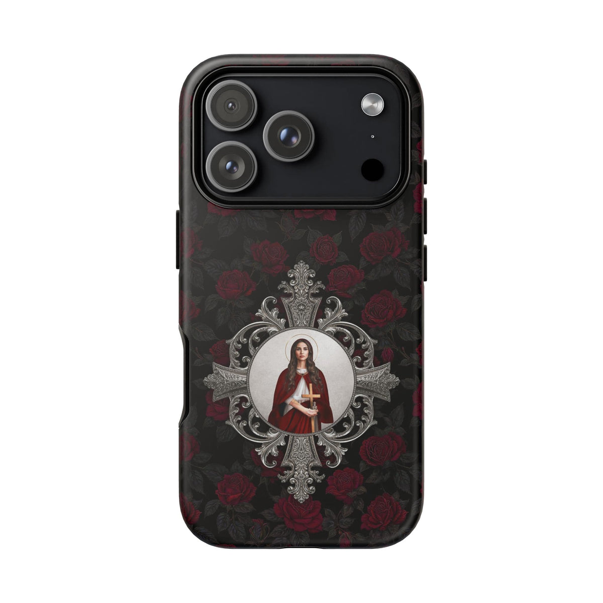 St. Mary Magdalene Hard Phone Case (Roses) Copyright VENXARA