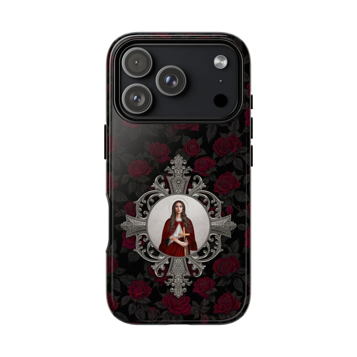 St. Mary Magdalene Hard Phone Case (Roses) Copyright VENXARA