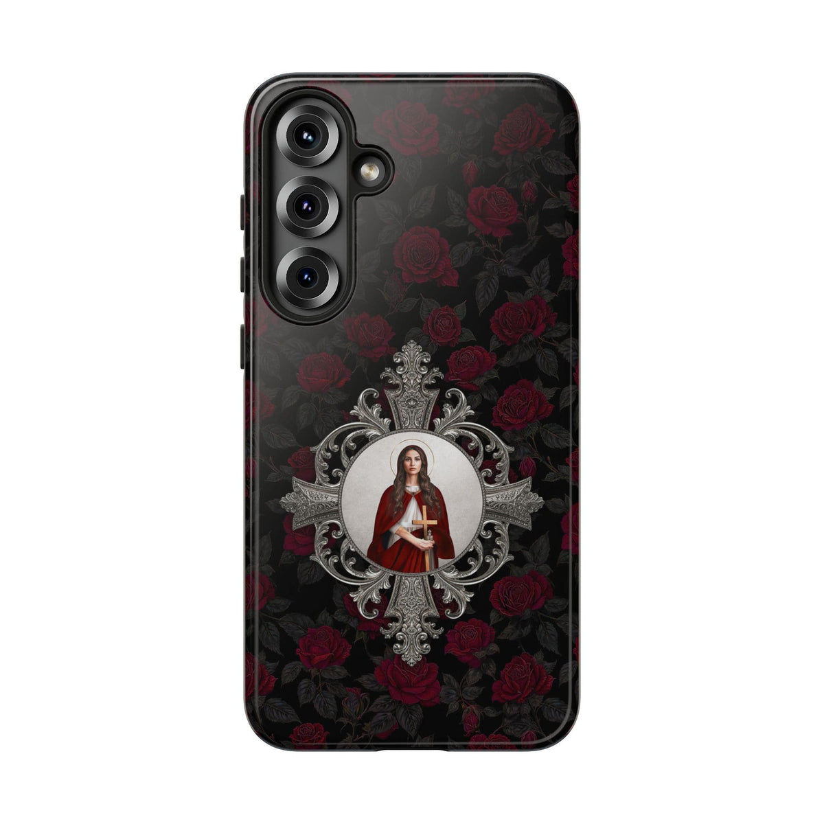 St. Mary Magdalene Hard Phone Case (Roses) Copyright VENXARA