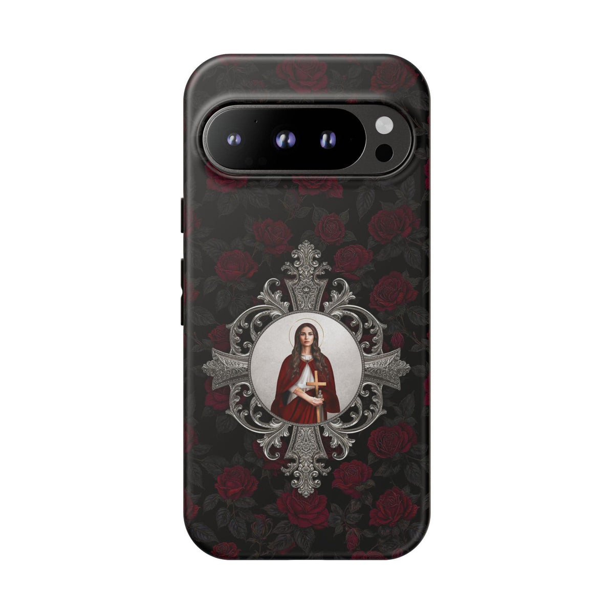 St. Mary Magdalene Hard Phone Case (Roses) Copyright VENXARA