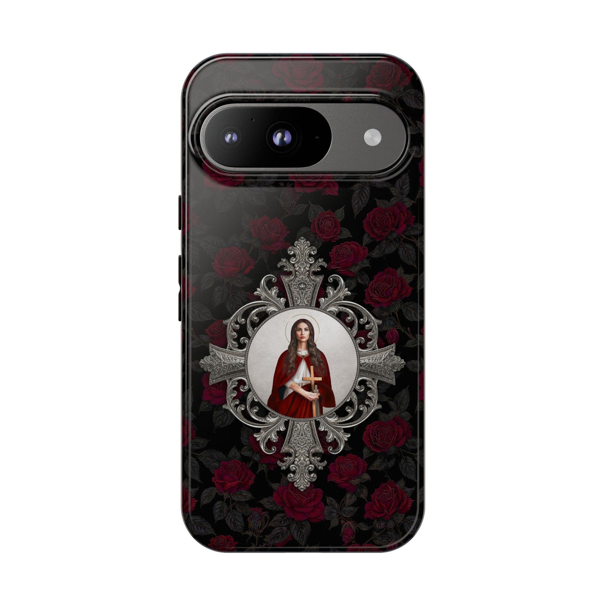 St. Mary Magdalene Hard Phone Case (Roses) Copyright VENXARA