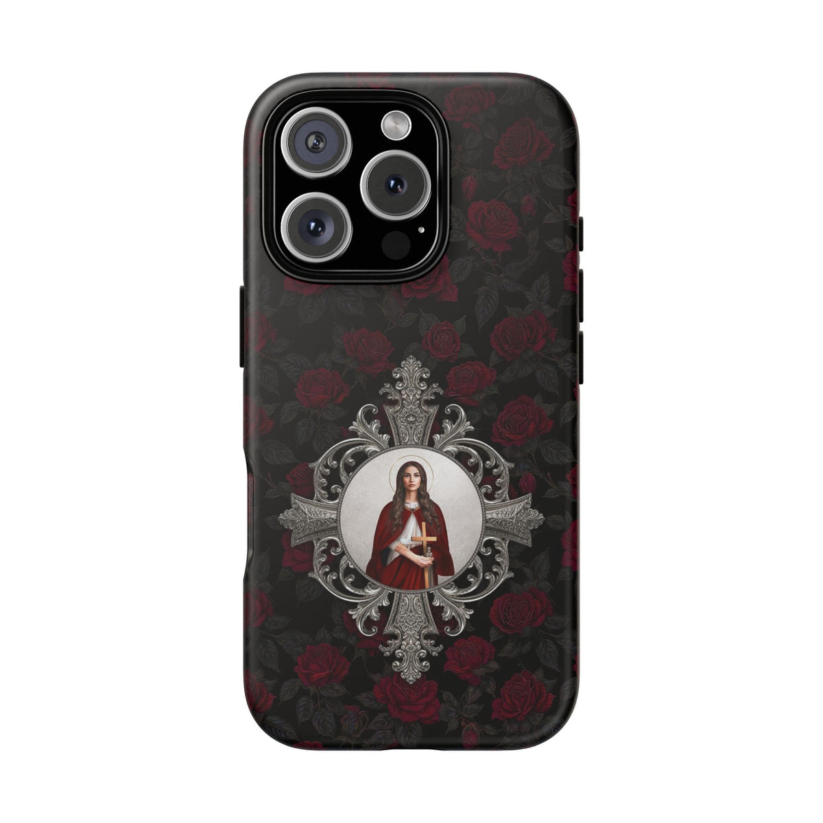 St. Mary Magdalene Hard Phone Case (Roses) Copyright VENXARA