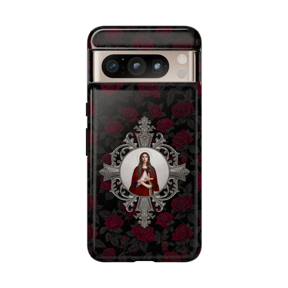 St. Mary Magdalene Hard Phone Case (Roses) Copyright VENXARA
