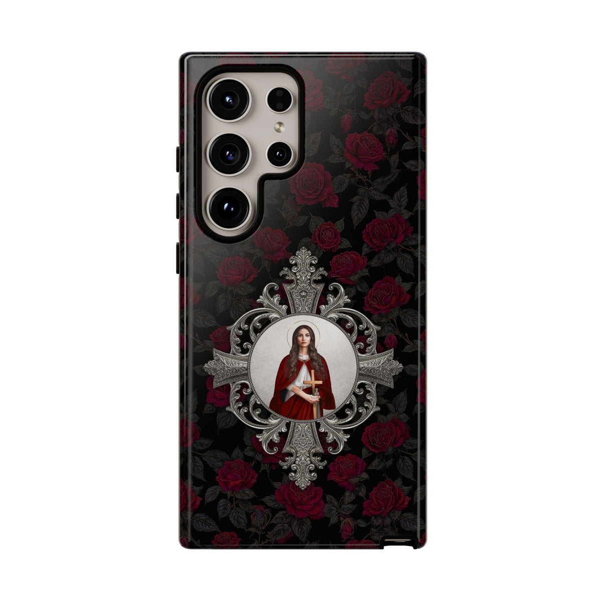 St. Mary Magdalene Hard Phone Case (Roses) Copyright VENXARA